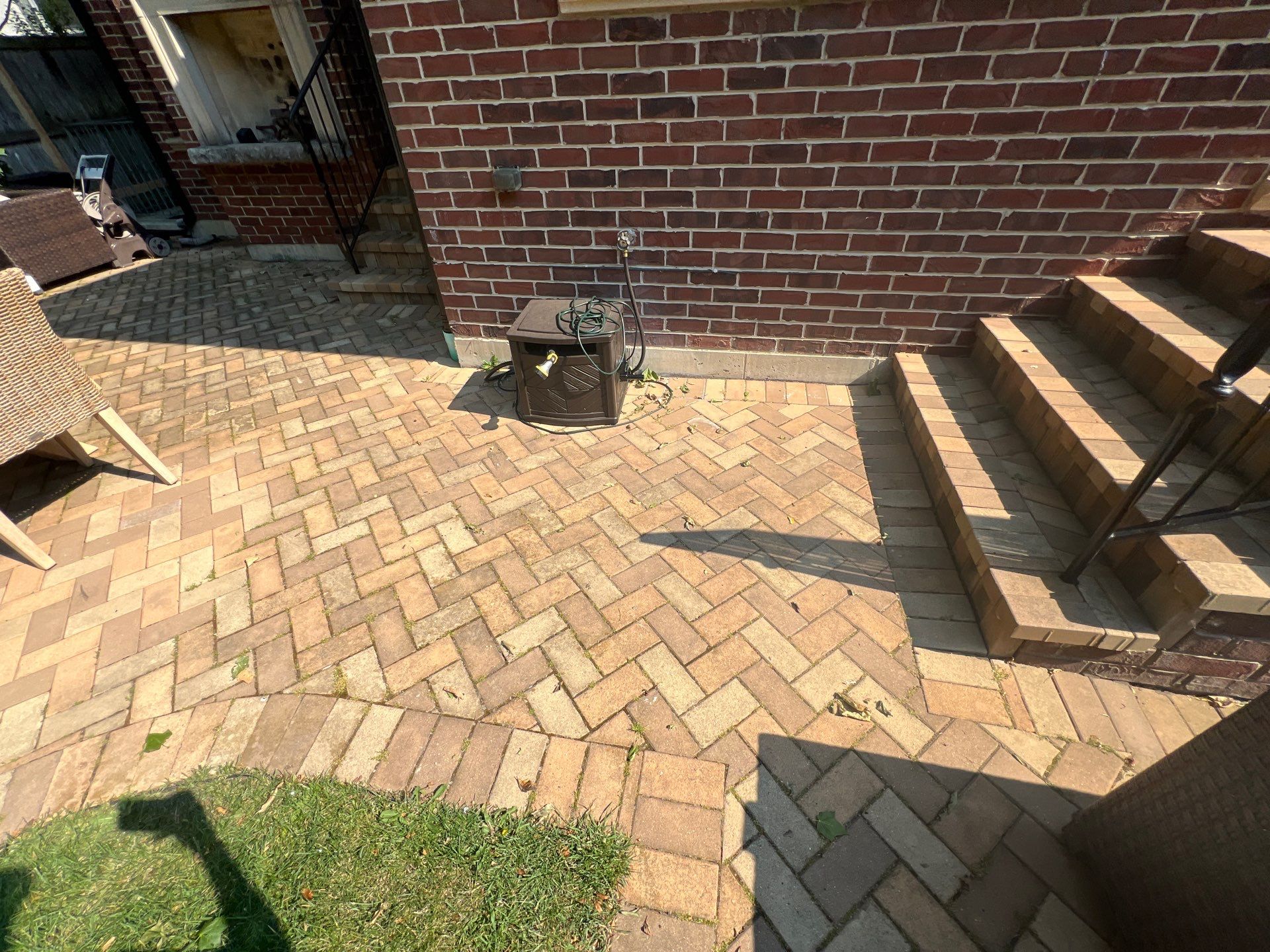 brick paver repair  using Structure bond Techniseal by Northern Power Washing LLC.
