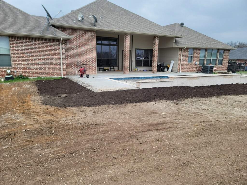 Geometric Pool with Stone Coping by Pinnacle Pools and Spas - DFW