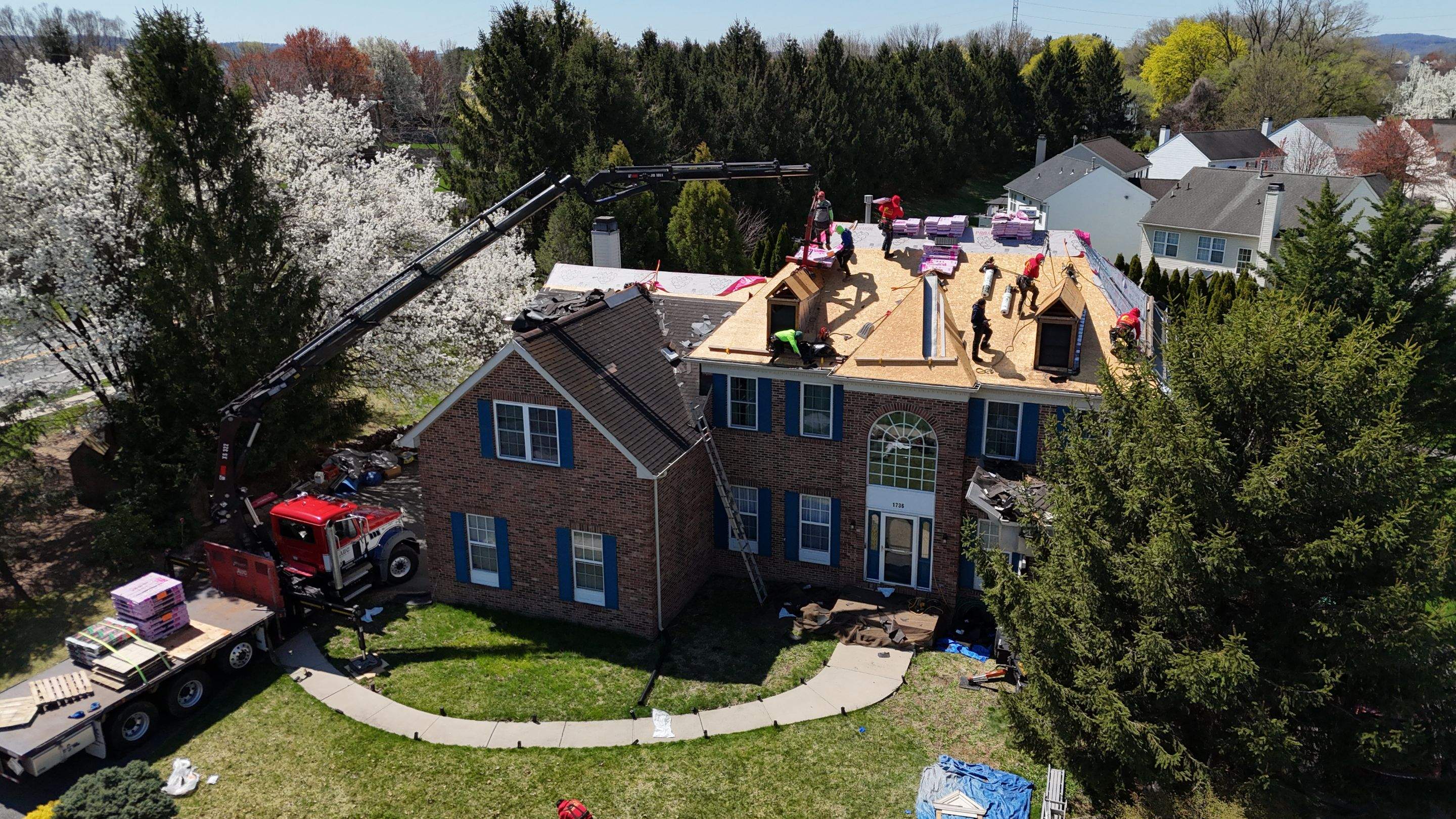Roof Project in Stewartsville, NJ by All State Home Improvement Inc.