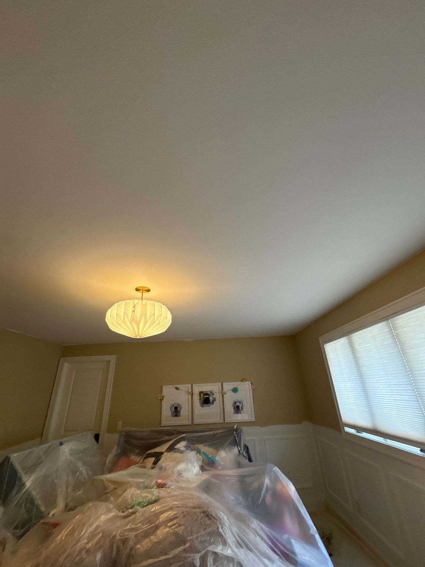 Sioux Falls Interior Painting with Custom Wainscoting and Decorative Wallpaper by Select Painting, Coatings & Garage Cabinets