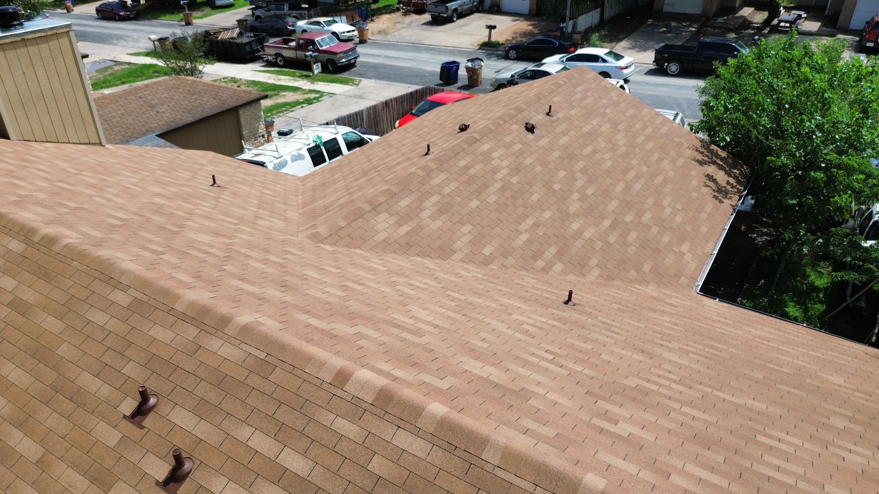 Roof Replacement in Austin, TX | Owens Corning Desert Tan Shingles by Kstylez Roofing & Construction