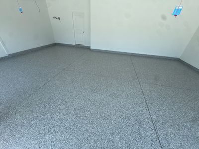 New Construction Garage Floor Transformation!