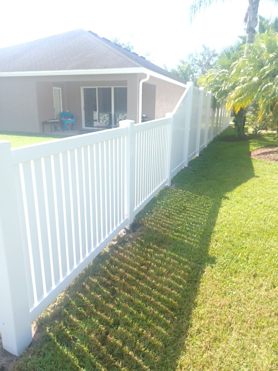 Parrish, FL 6ft. Tall White Vinyl Privacy with 4ft. Tall White Vinyl Spaced Picket Fence by Asap fence and gates, LLC