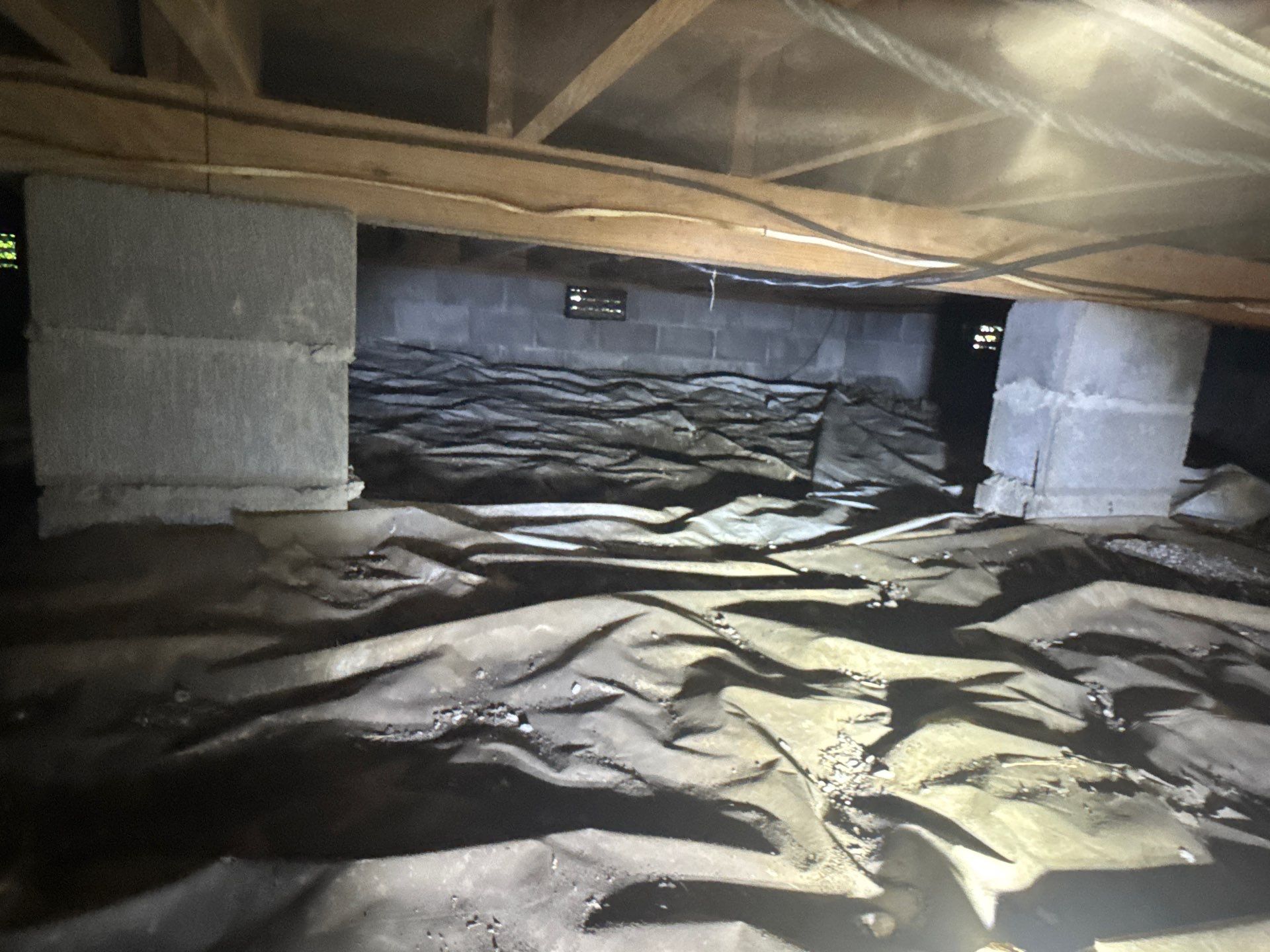 Project in Norfolk by Patriot Crawl Space Repairs
