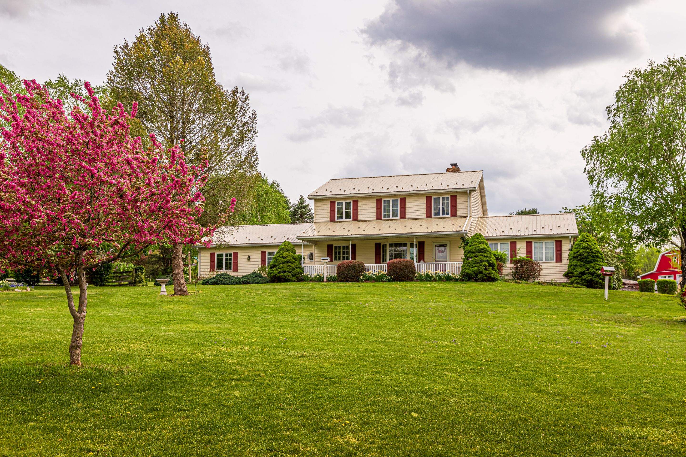 Metal Roof-tan by Esh Builders