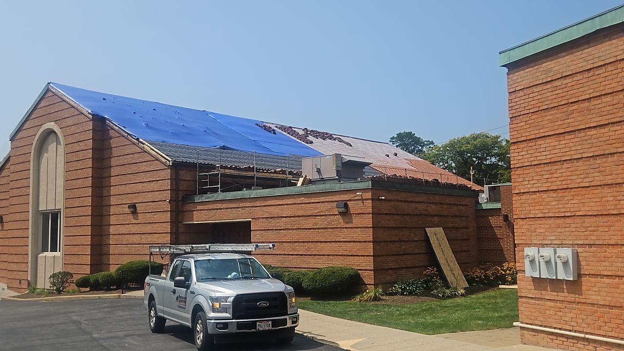 Commercial Roofing using  Ludowici Spanish 18 Clay Tile by Absolute Roofing and Construction