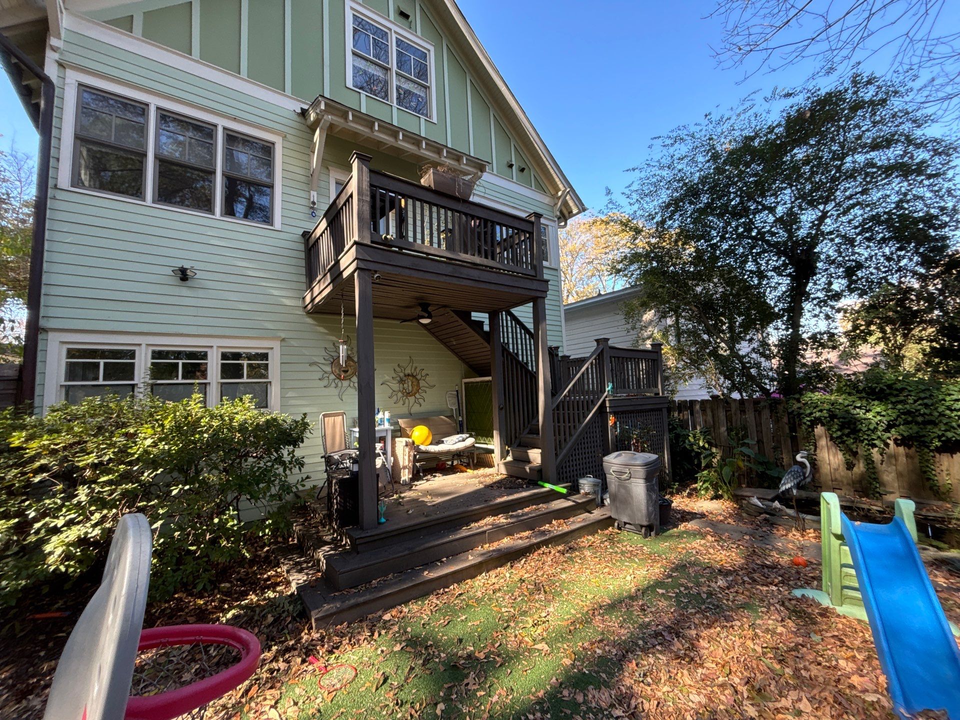 Atlanta, GA Trex Deck Build, Under-Decking, and Framed-In Walls  by Nelson Exteriors 