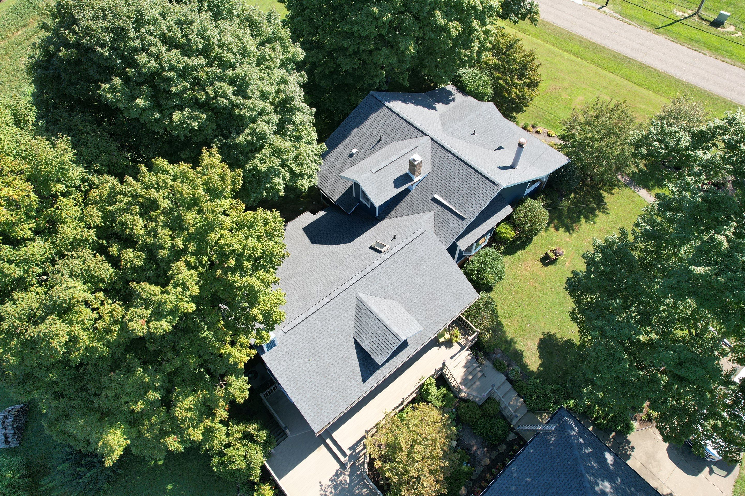 Residential Roofing Installation using GAF Timberline HDZ, Pewter Gray by Rainstoppers Roofing