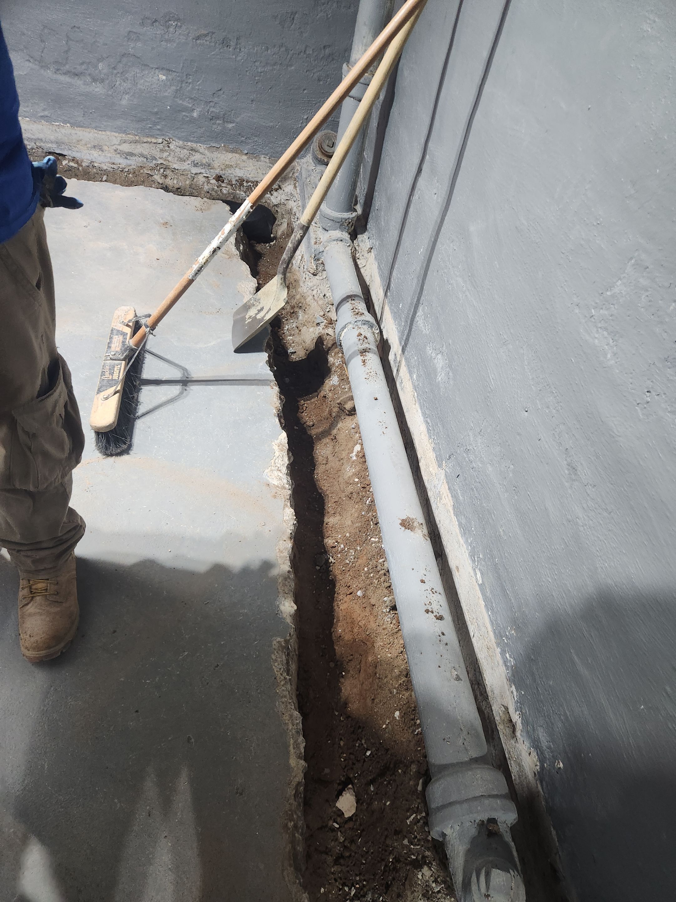 Interior French Drain River Edge NJ by Pure Service Pro, LLC 