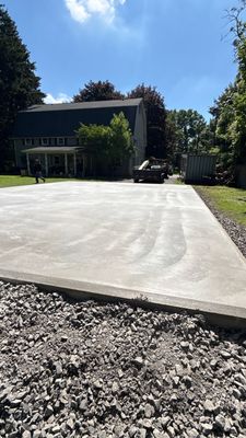 Rochester Pole Barn Floor Project