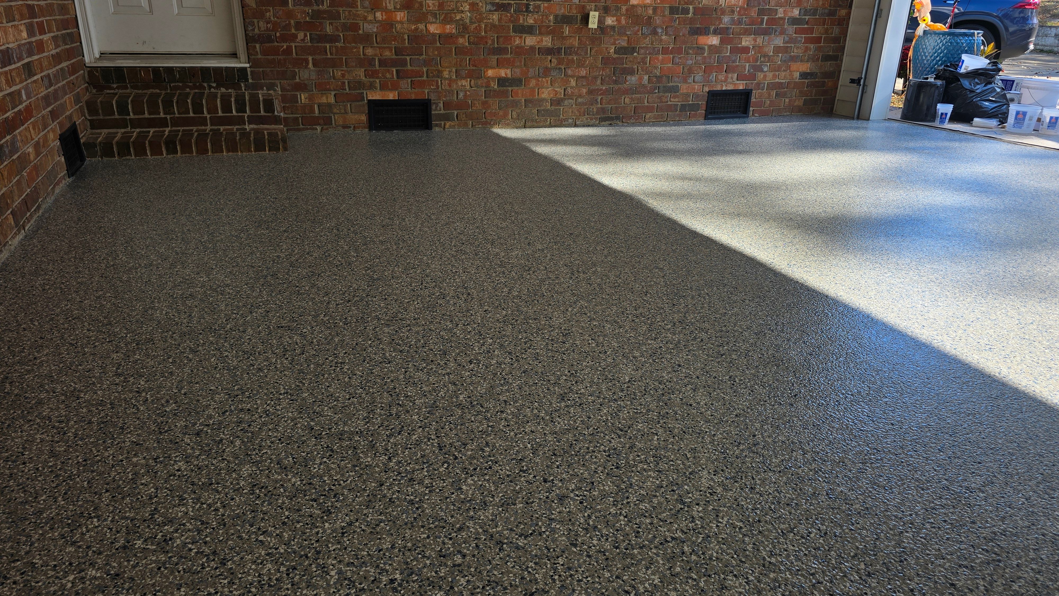 Carport  using Stonewash by Elite Floor Solutions