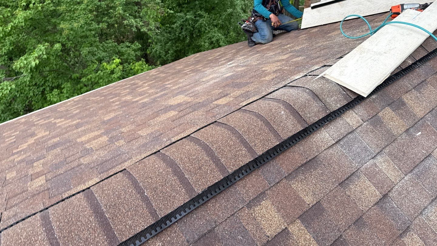 Roof Replacement using Owens Corning Desert Rose by 180 Contractors