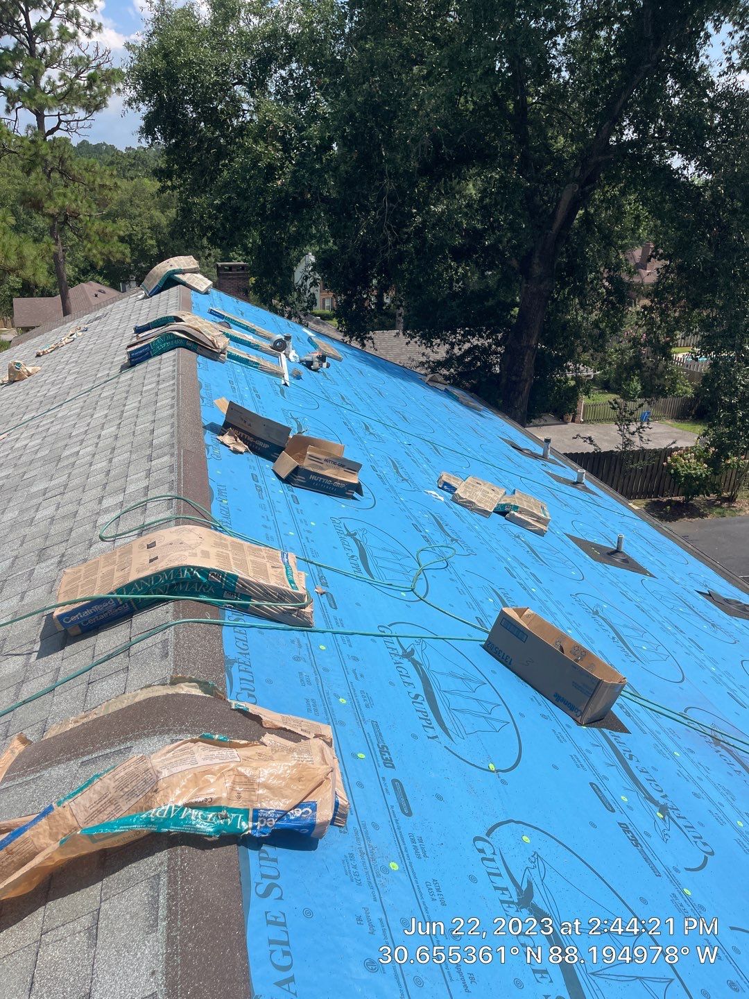 Residential Roofing Installation using Roof Replacement by American Roofing & Construction LLC