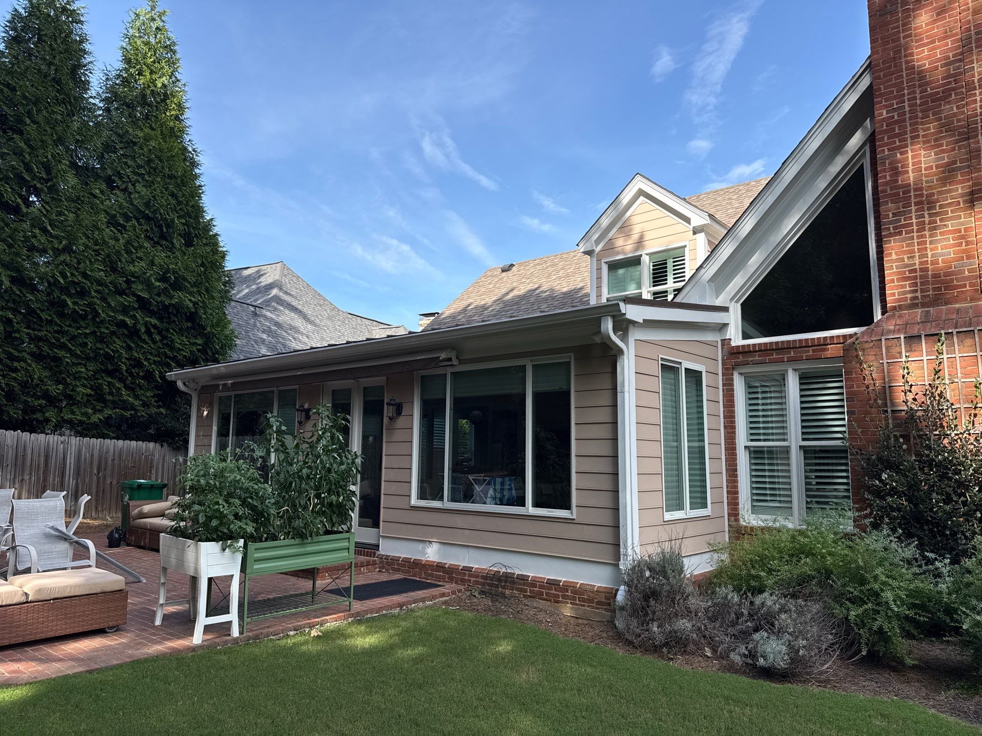Atlanta, GA Siding and Rotted Wood Replacement, Plus Exterior Painting and Gutter Installation by Nelson Exteriors 