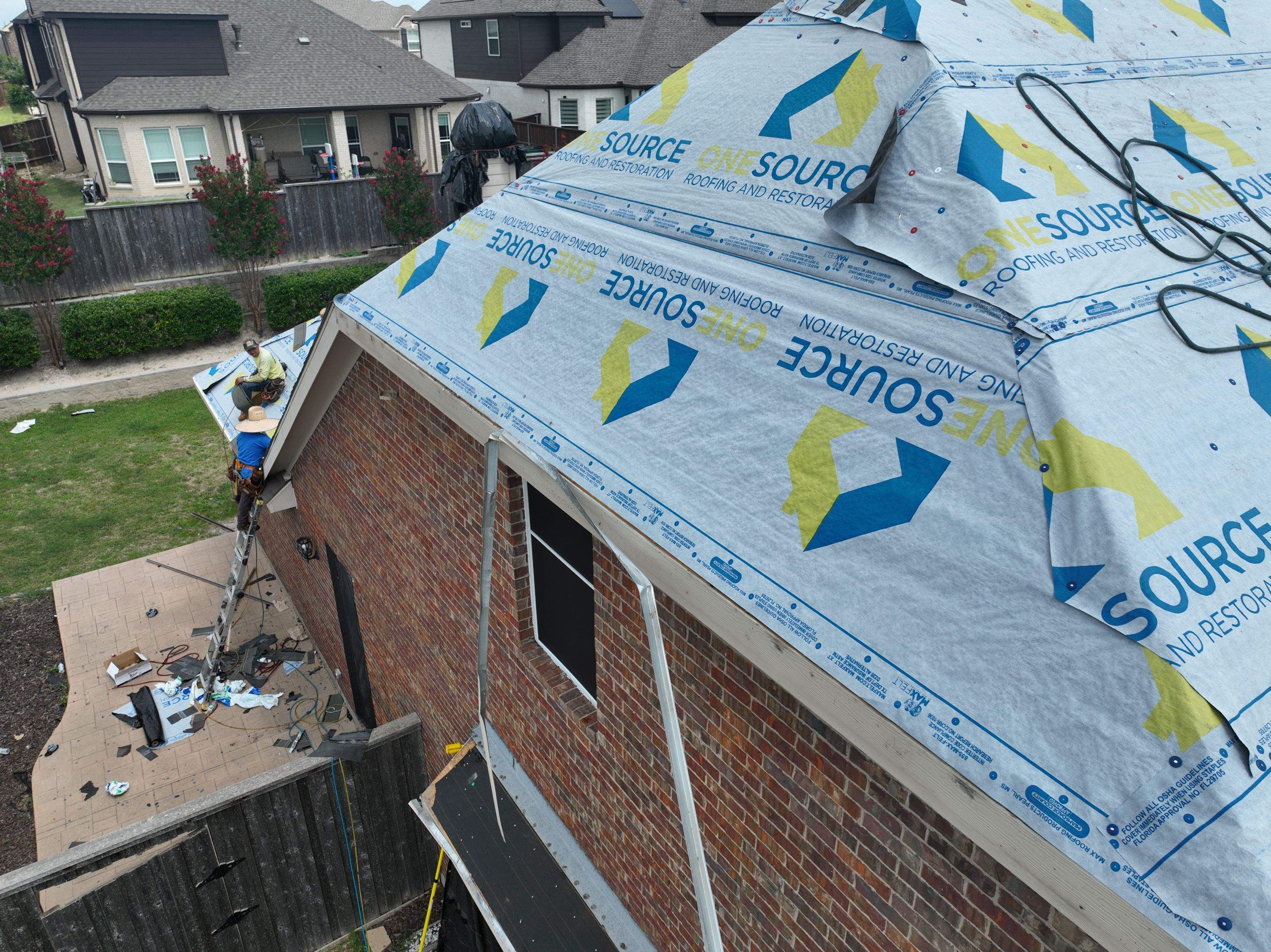 Residential Roofing Installation using Malarkey Vista Natural Wood by OneSource Roofing and Restoration