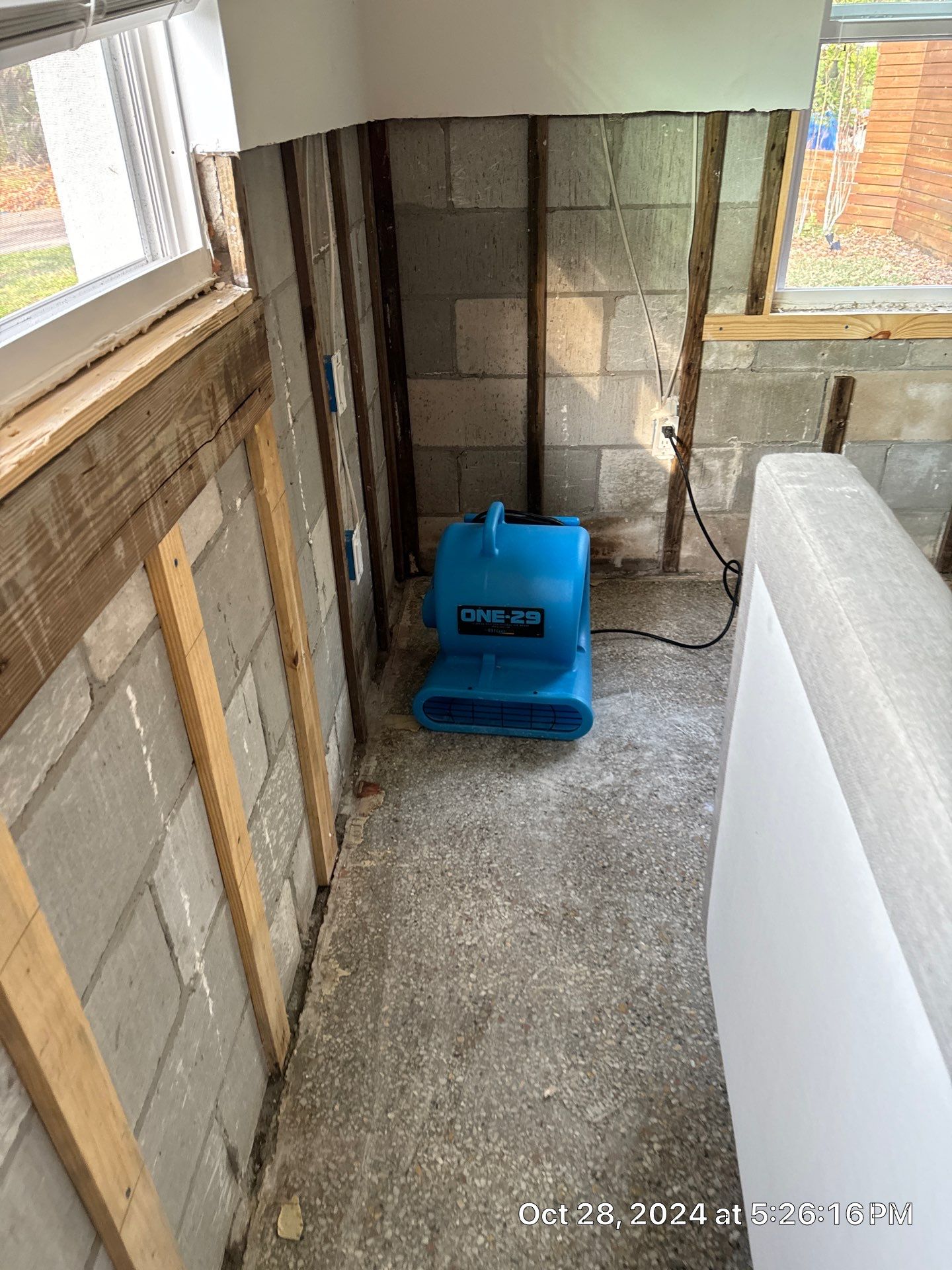 Hurricane Damage using Drying Equipment by SuperClean 