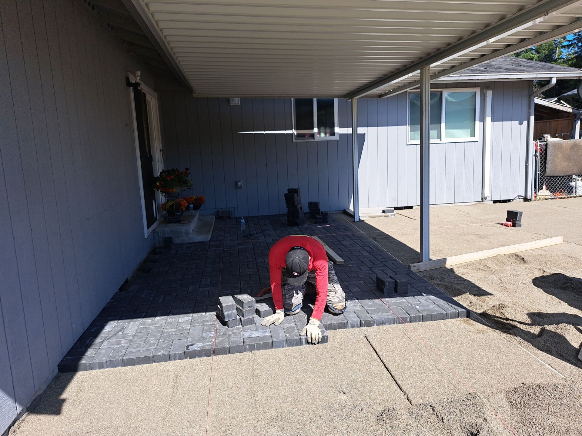 Connie G. Pavers Patio and Gravel Driveway by Jireh Asphalt & Concrete Inc 