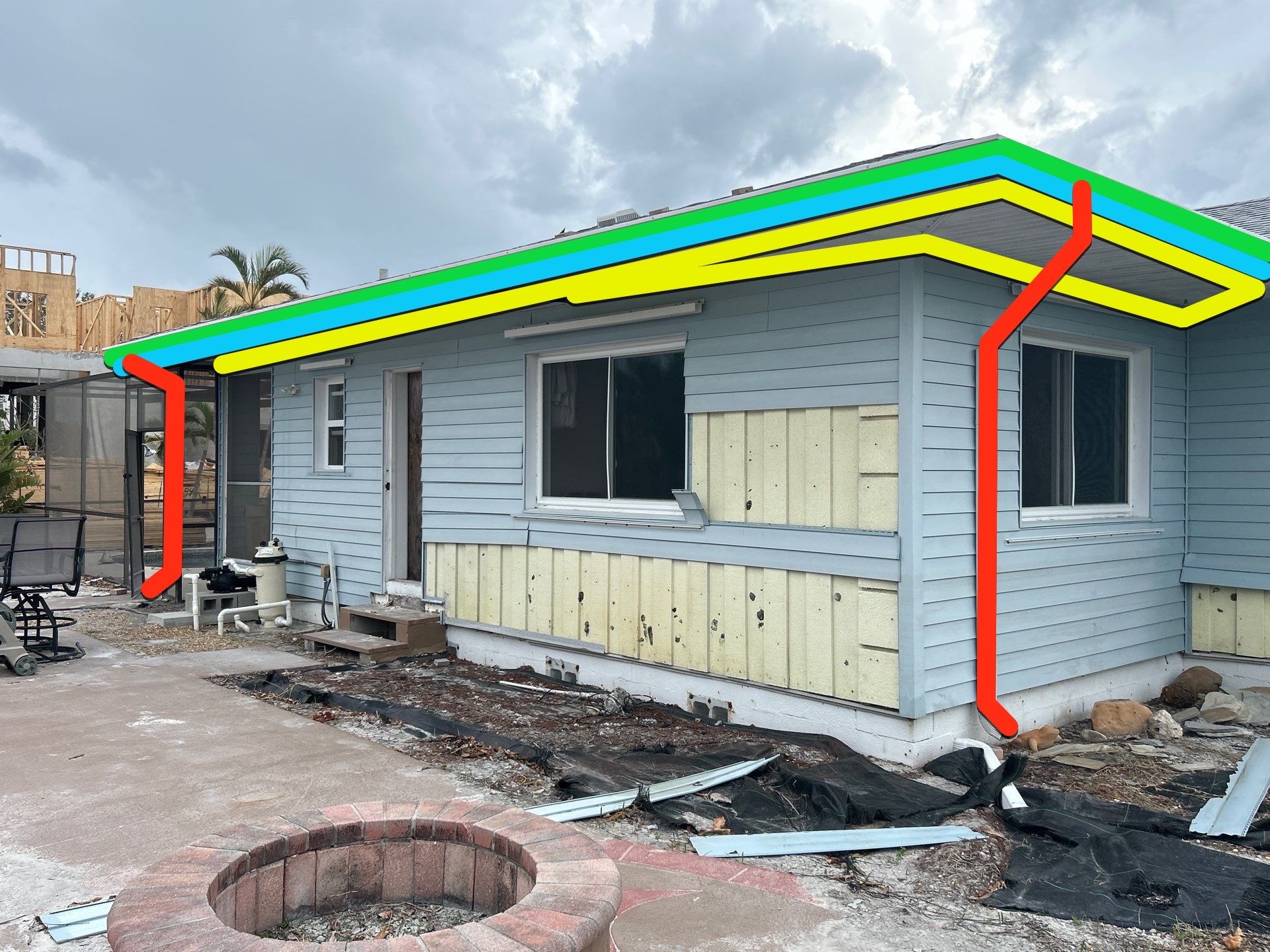 White Soffit and Fascia Upgrade in Longboat Key FL by Gutter Professors