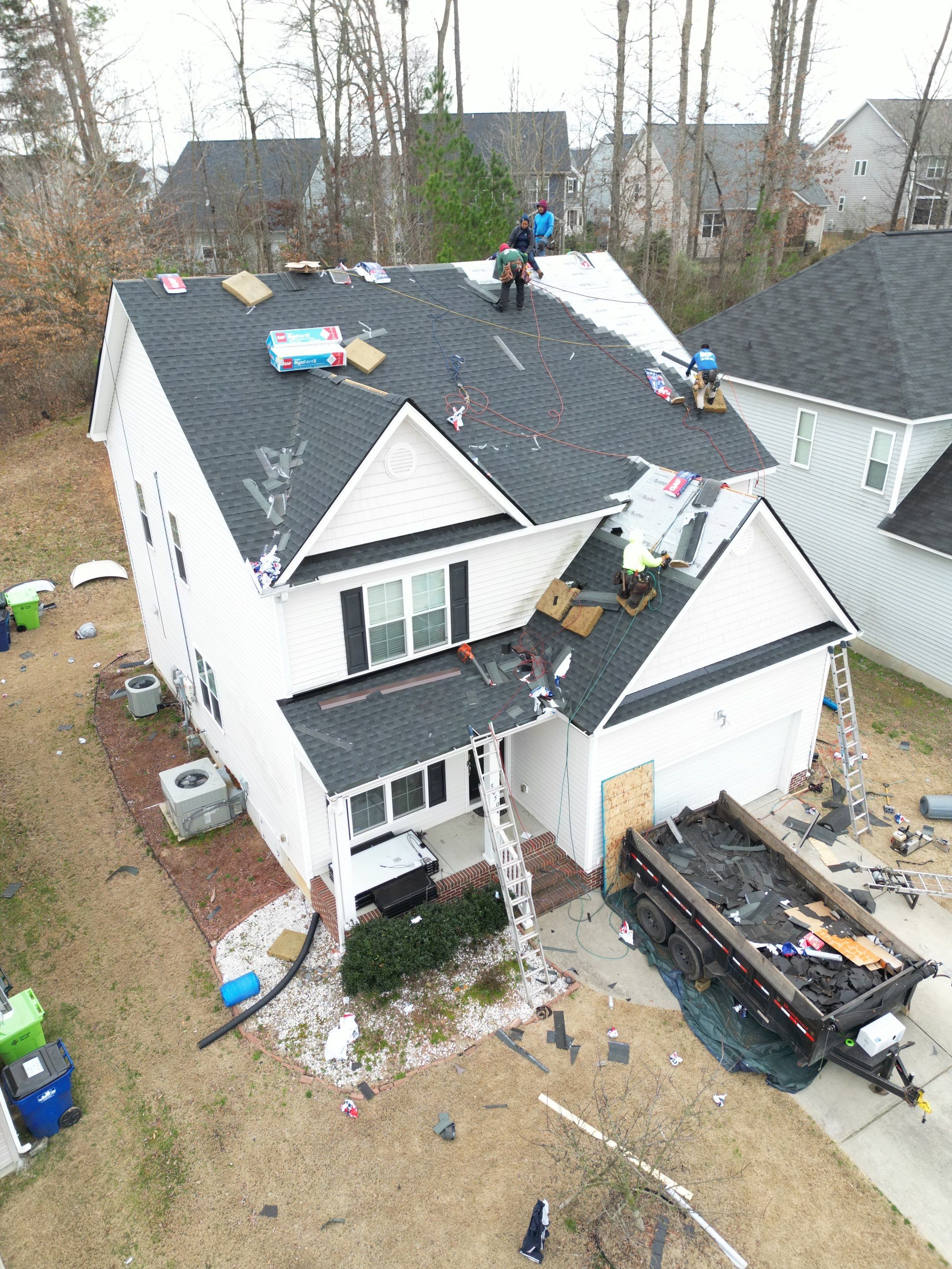 Roof Replacement - GAF Timberline HDZ Charcoal  by Pro Performance Roofing