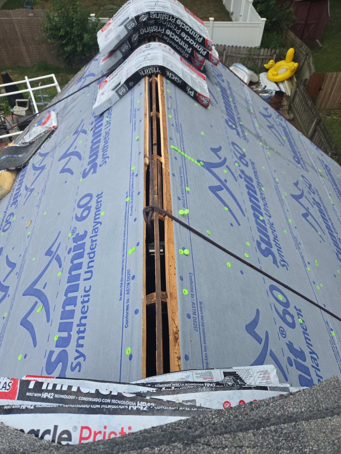 Atlas Pinnacle, Color, Tan Mist, Drip Edge, Color, Royal Brown by Eagle Eye Roofing