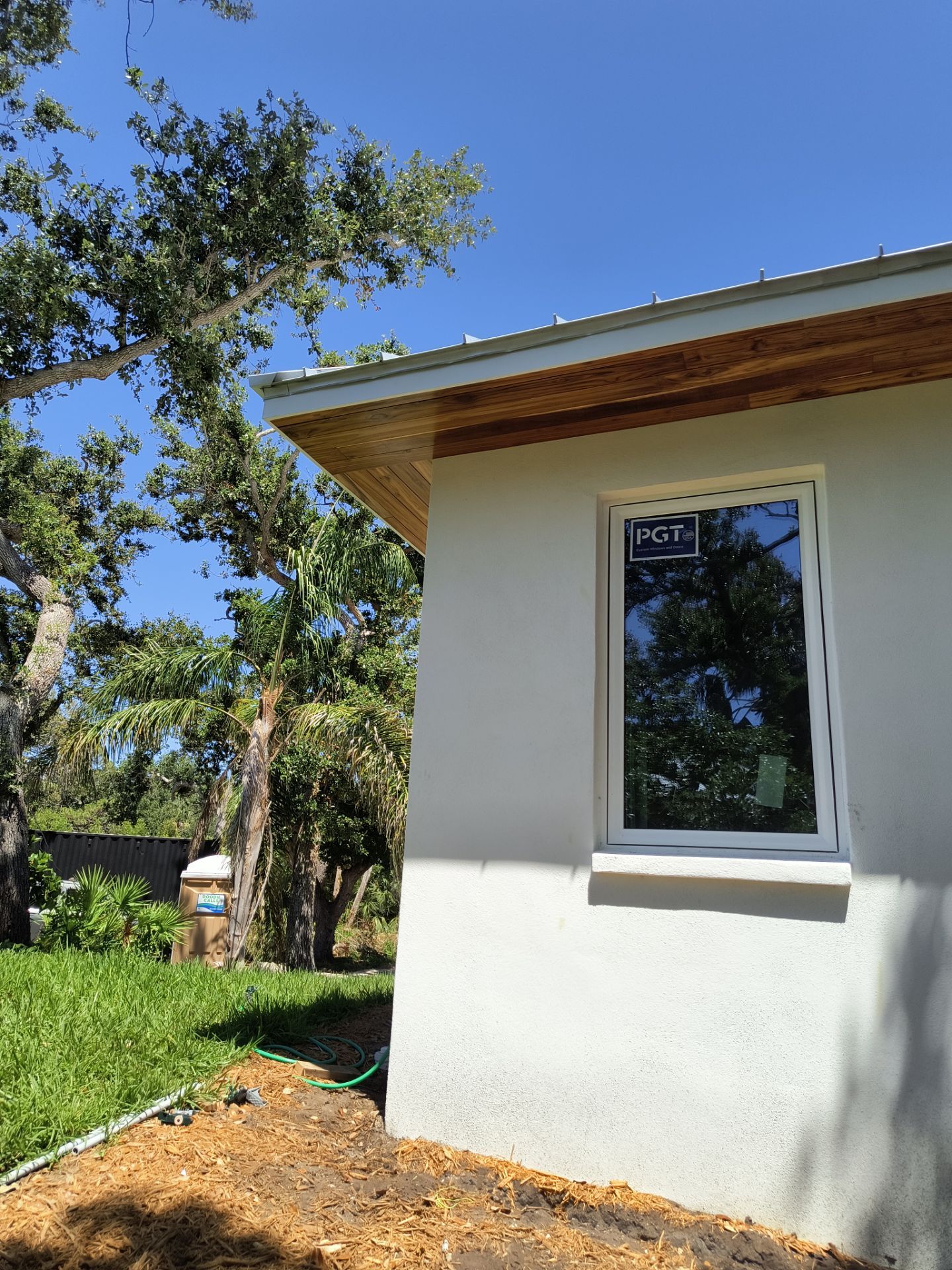 Half-Round Aluminum Gutters in Nokomis FL by Gutter Professors