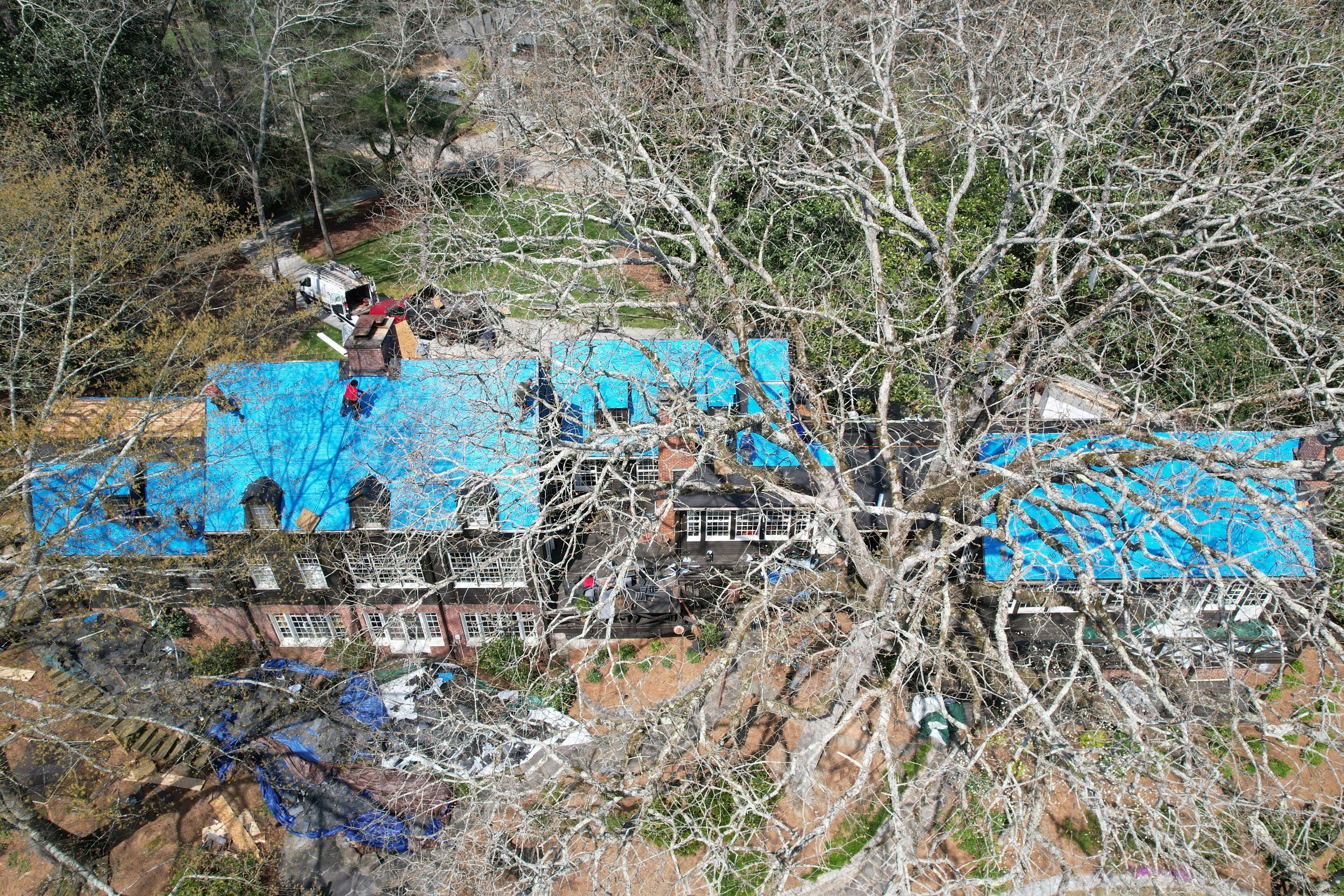 Residential Roofing Installation using Da Vinci Slate  by Inspector Roofing and Restoration