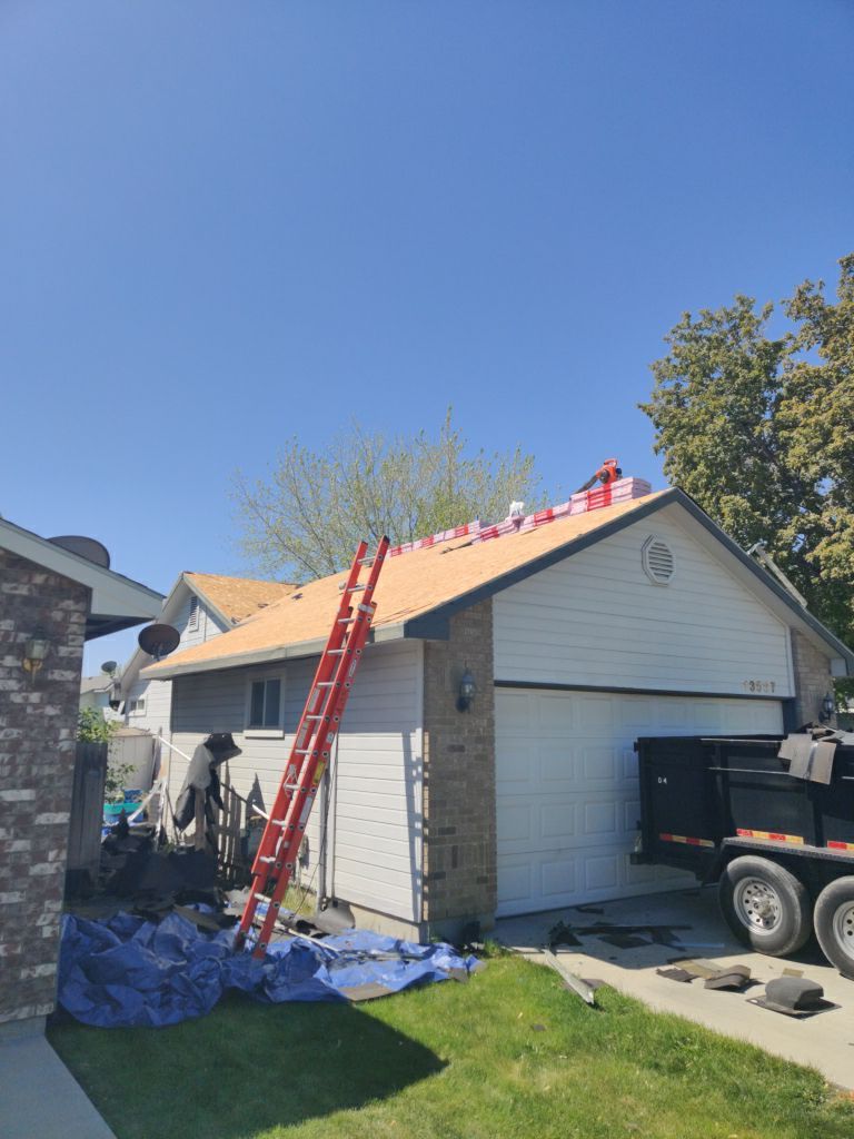Boise Single Level Residential Roofing Installation using Owens Corning by ID Roofing LLC