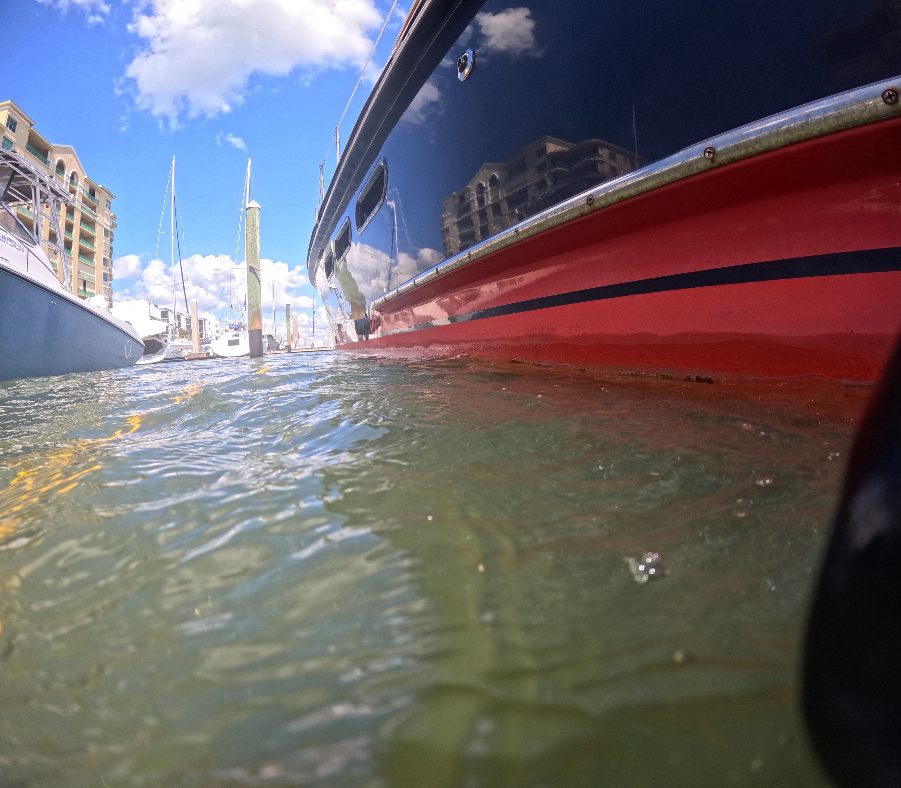 Project in North Fort Myers, FL by Florida Hull Cleaning 