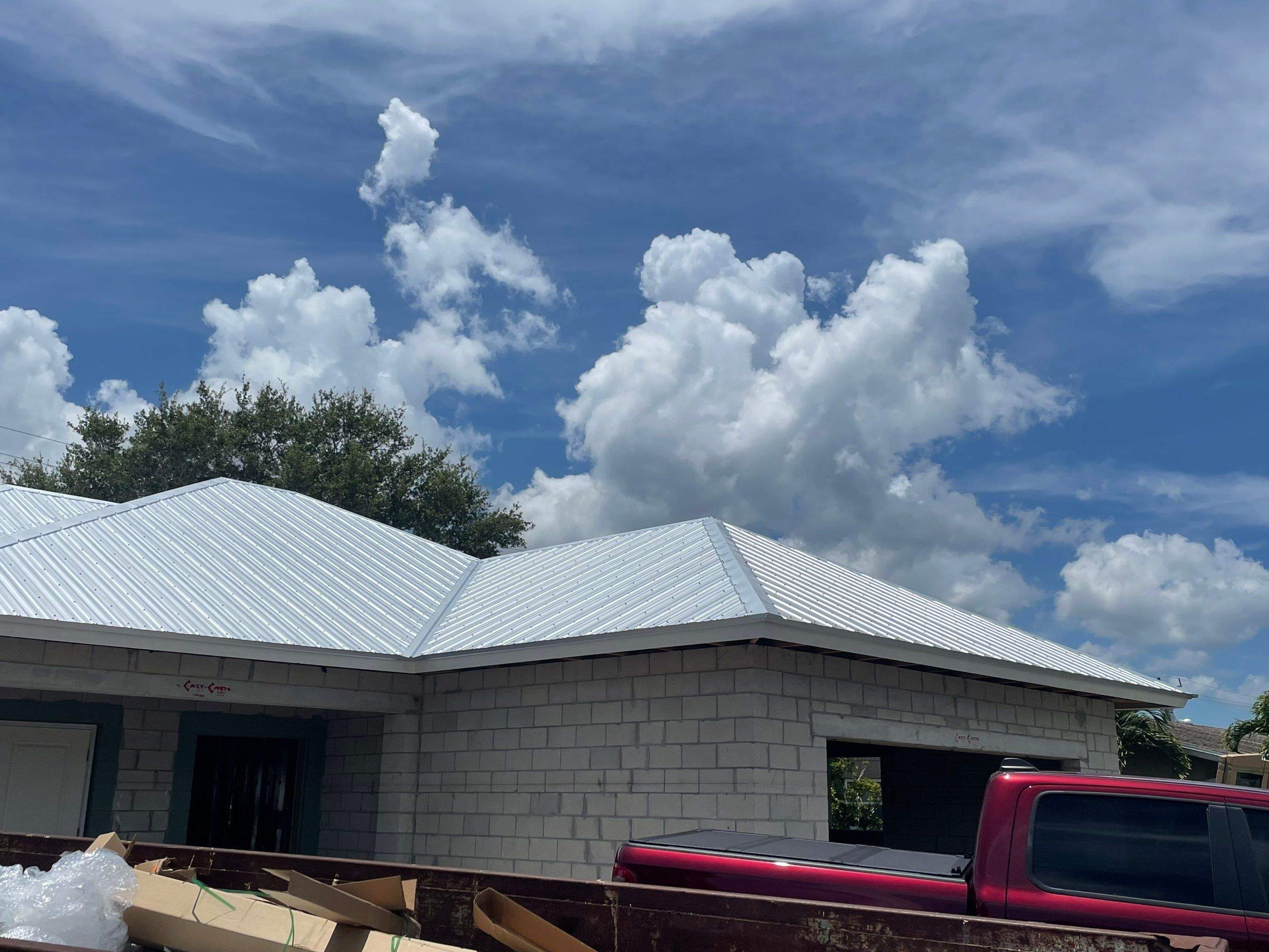 26ga 5V Crimp Mill Finish by Total Roofing System The Metal Roof Experts