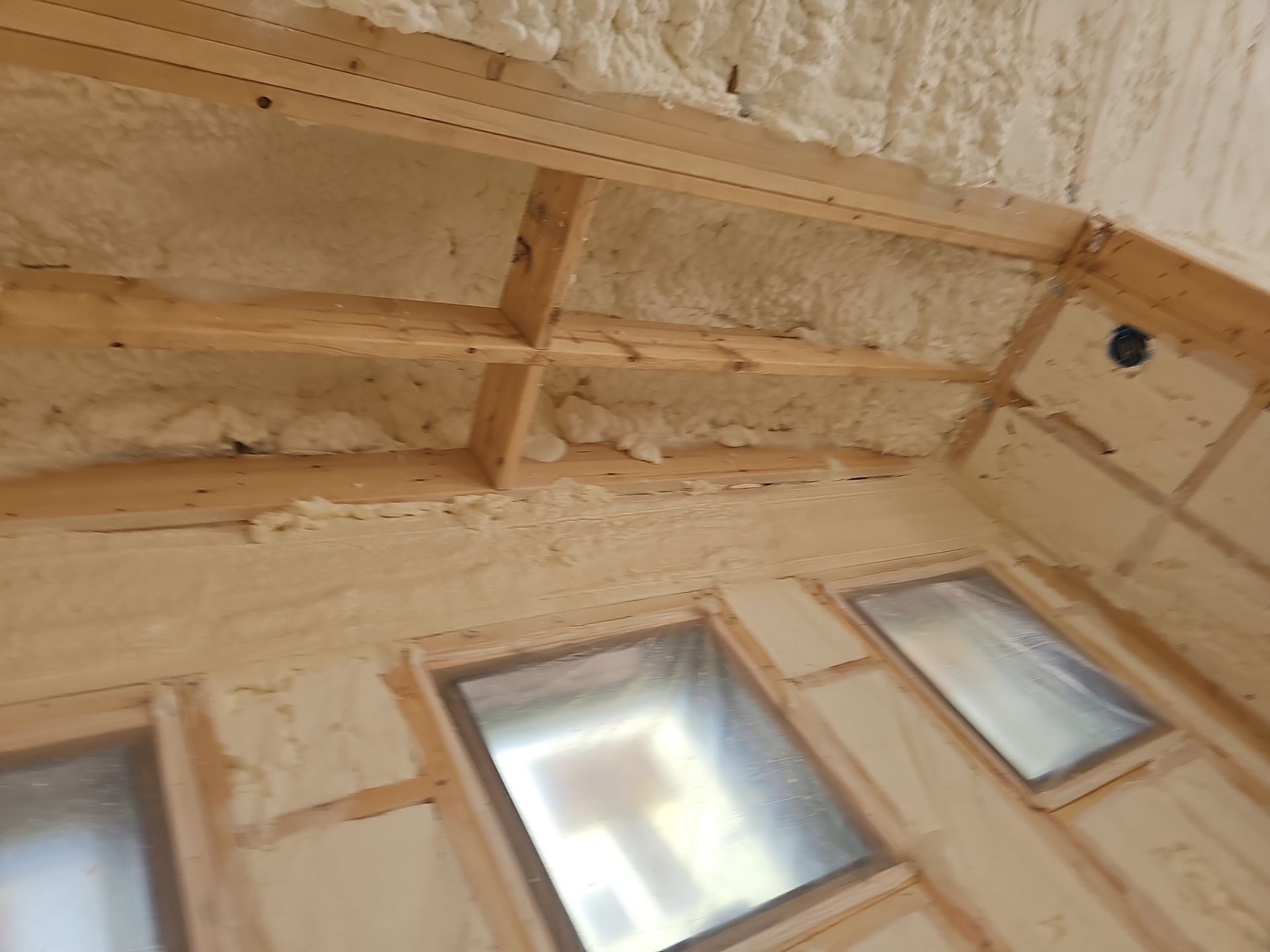 Spray Foam Insulation using open cell spray foam by NYS Foam & Energy