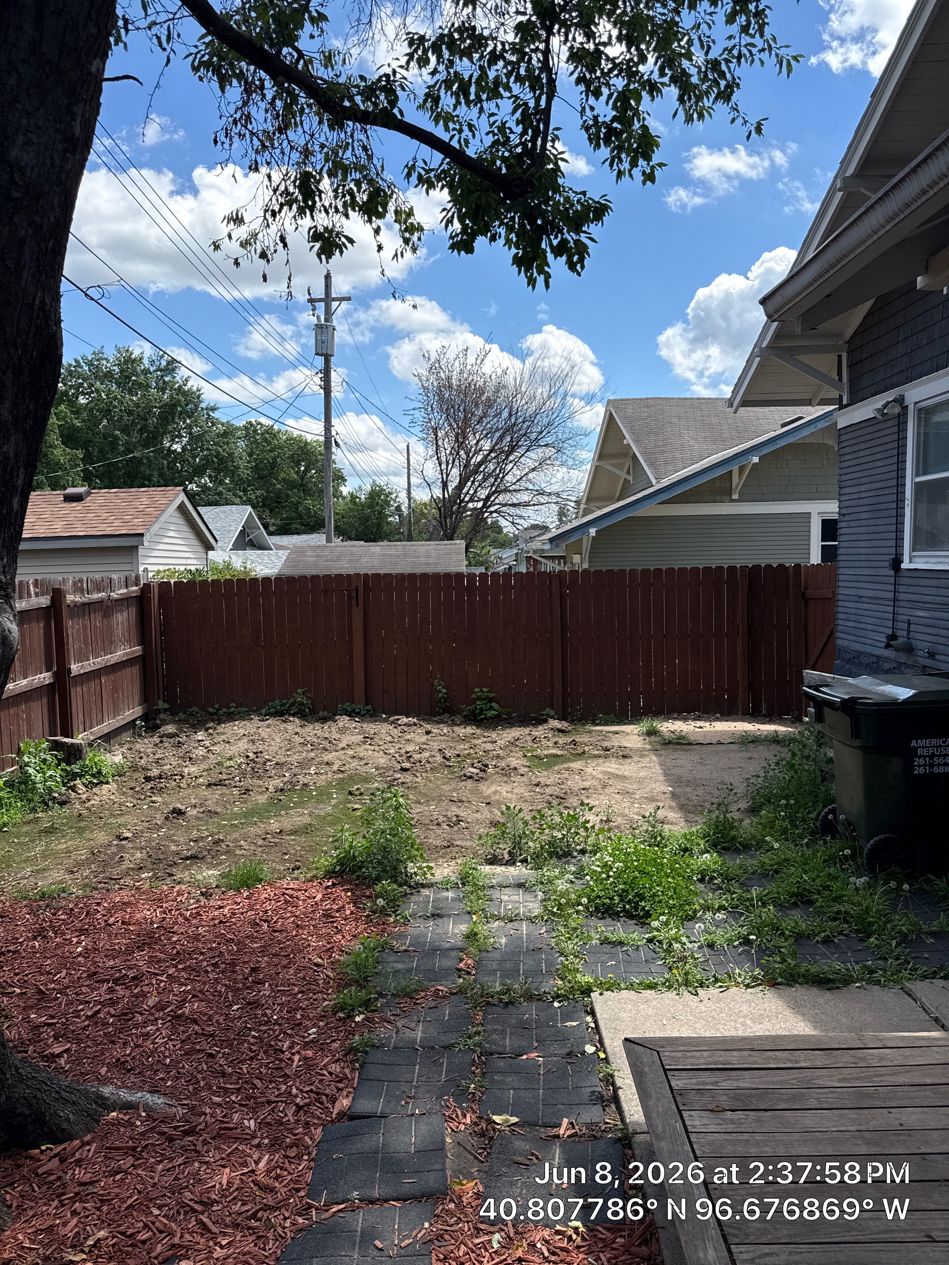 New sod installation and Bathroom drain repair by Customer Success Demo Account