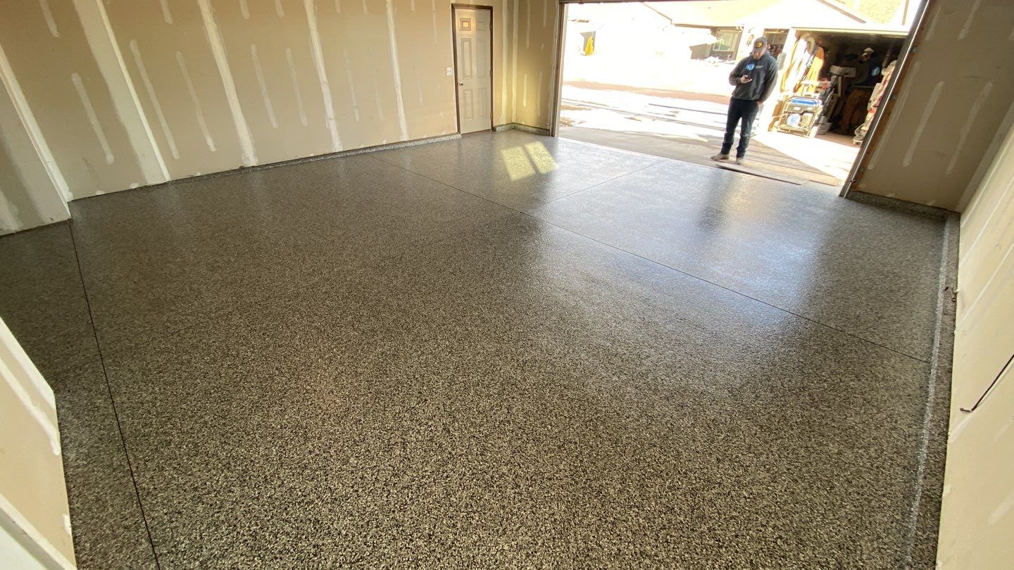 Garage using Domino  by Select Painting, Coatings & Garage Cabinets