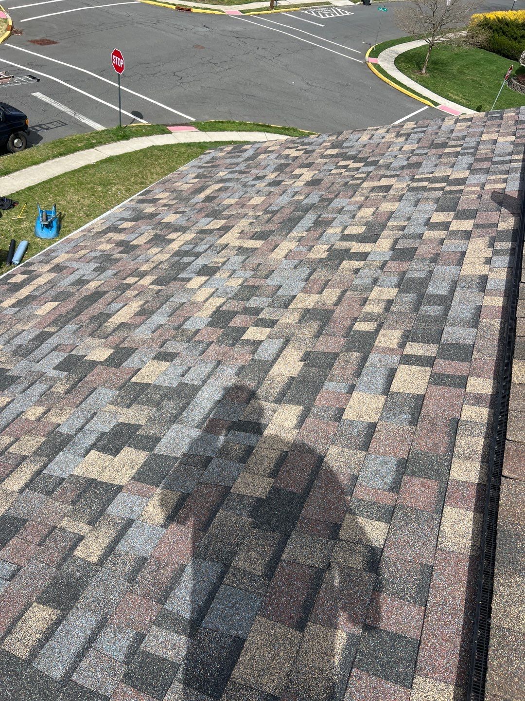Harvest Blend Shingles by Reimagine Roofing