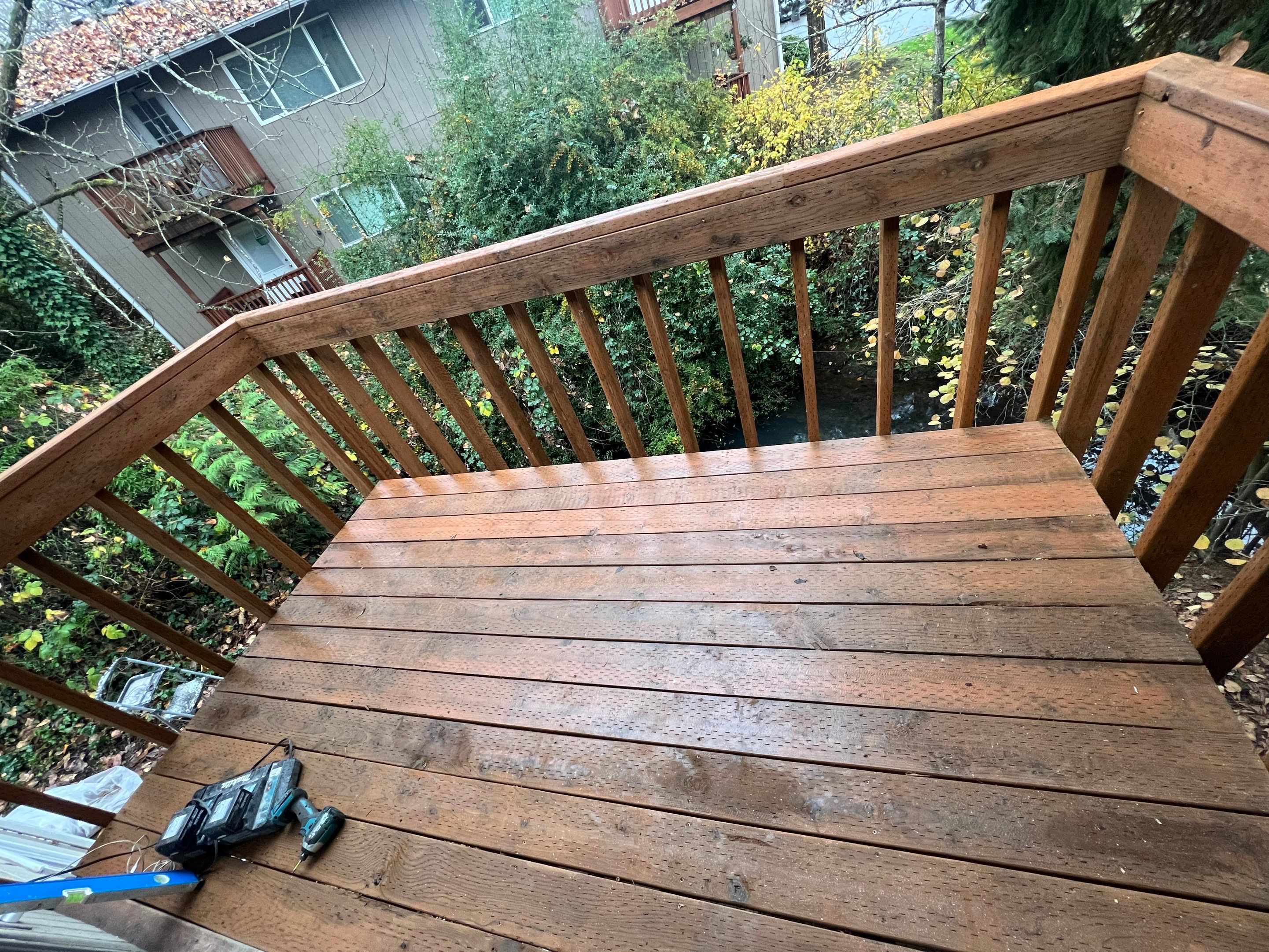 Deck Renovation by Handyman State LLC