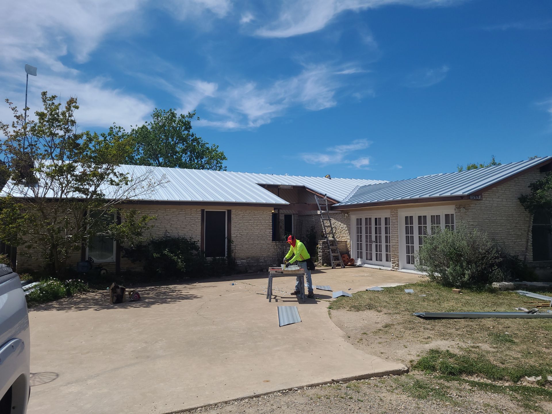 Galvalume Standing Seam offers a 45-year finish warranty! by Oakwood Roofing and Construction, LLC