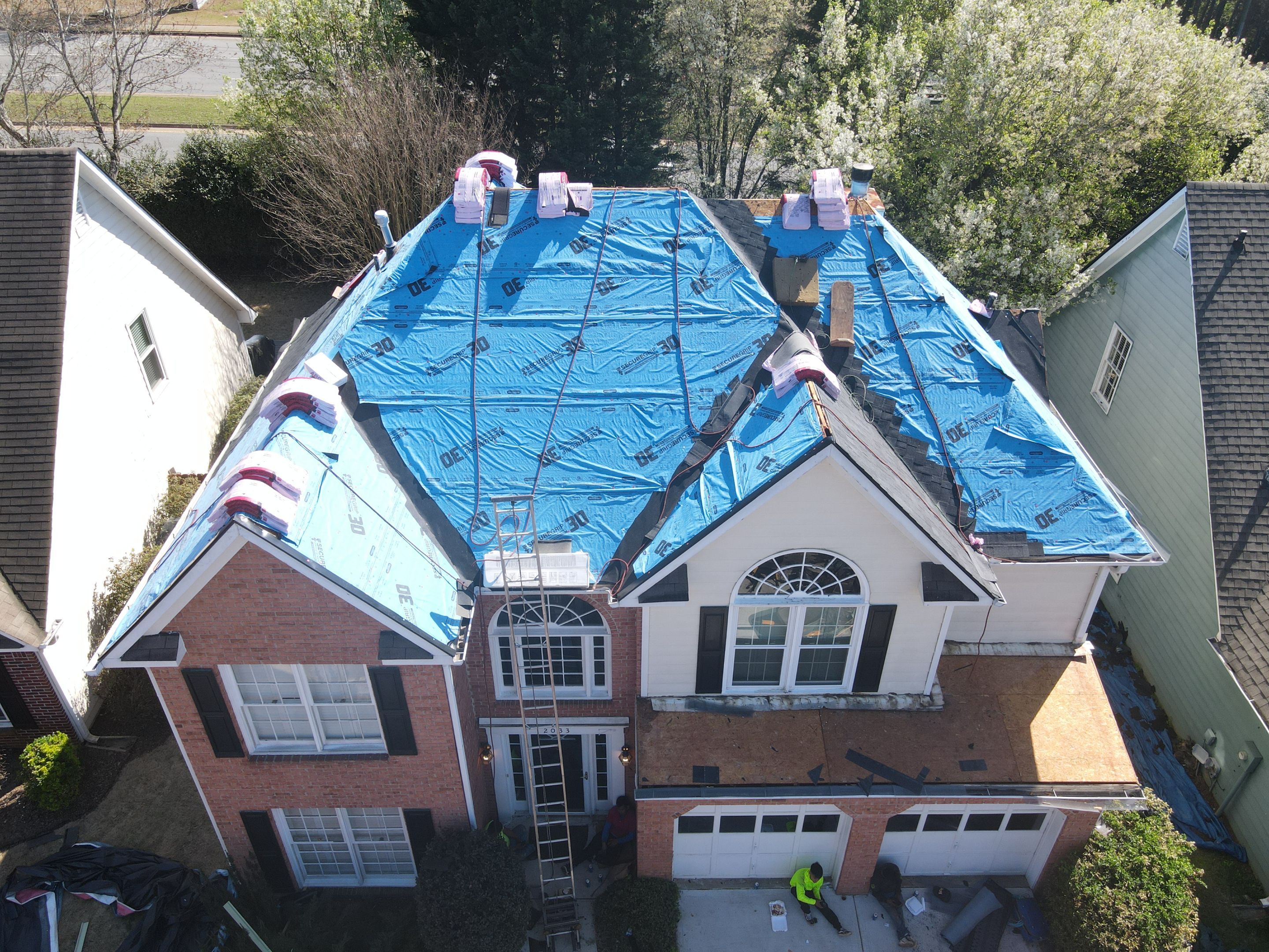 Residential Roofing Installation using Owens Corning by Inspector Roofing and Restoration