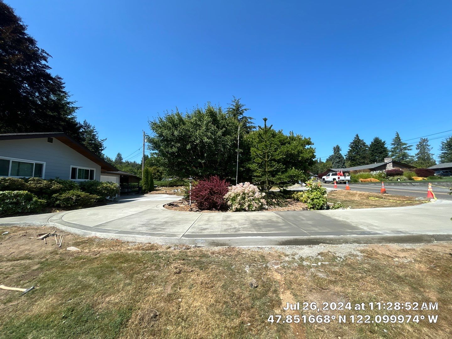 Rodd | Concrete Driveway Extentension by Jireh Asphalt & Concrete Inc 