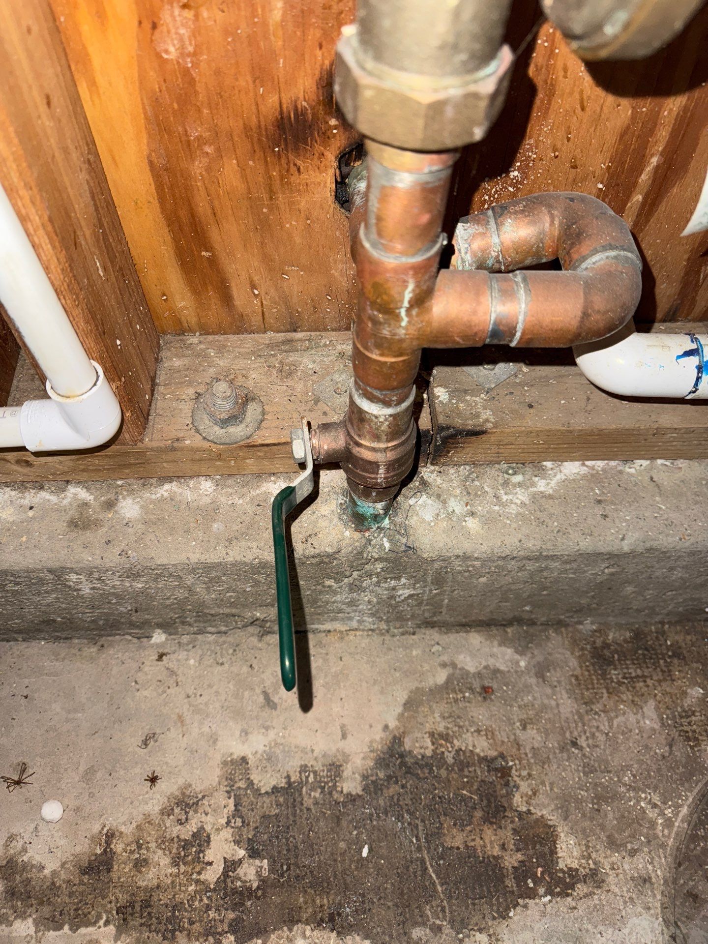 Installing Water Pipe for Shower by Us Plumbing