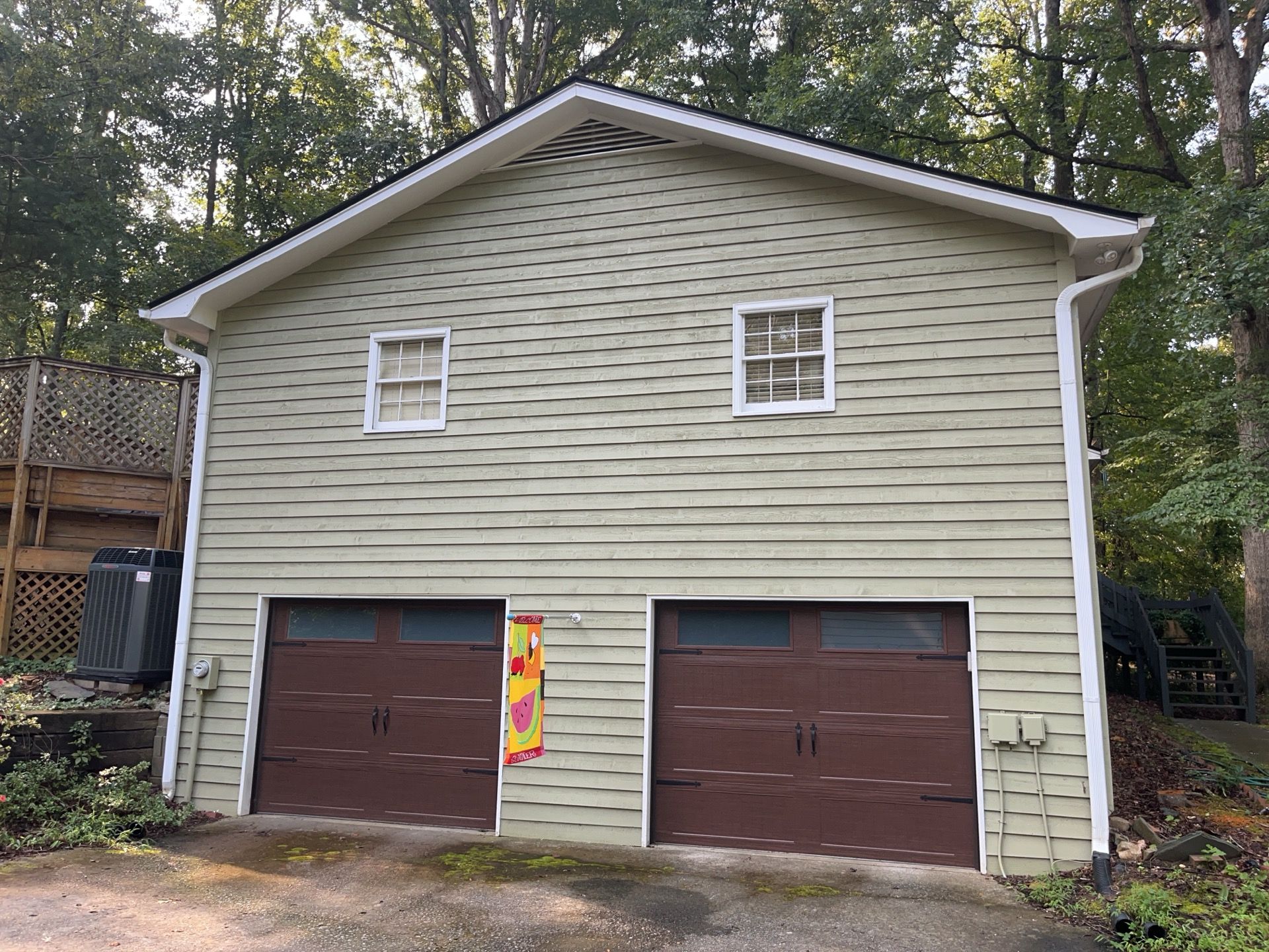 Exterior Painting using Sherwin Williams WoodScapes  by Nelson Exteriors 