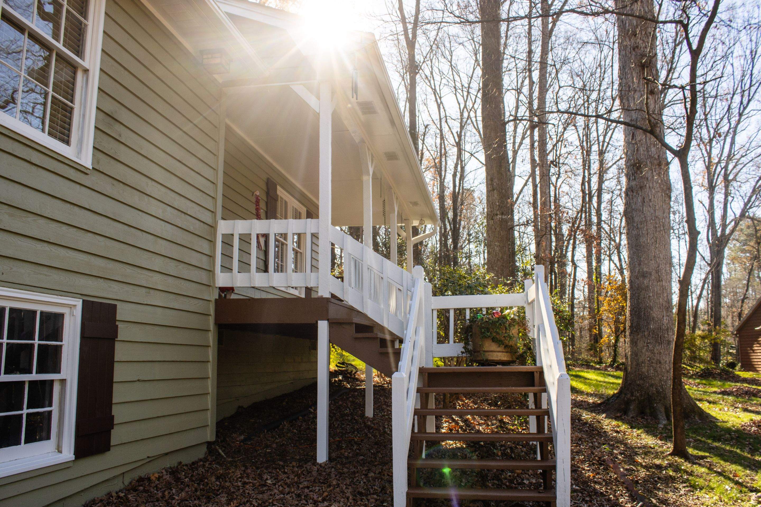 Exterior Painting using Sherwin Williams WoodScapes  by Nelson Exteriors 