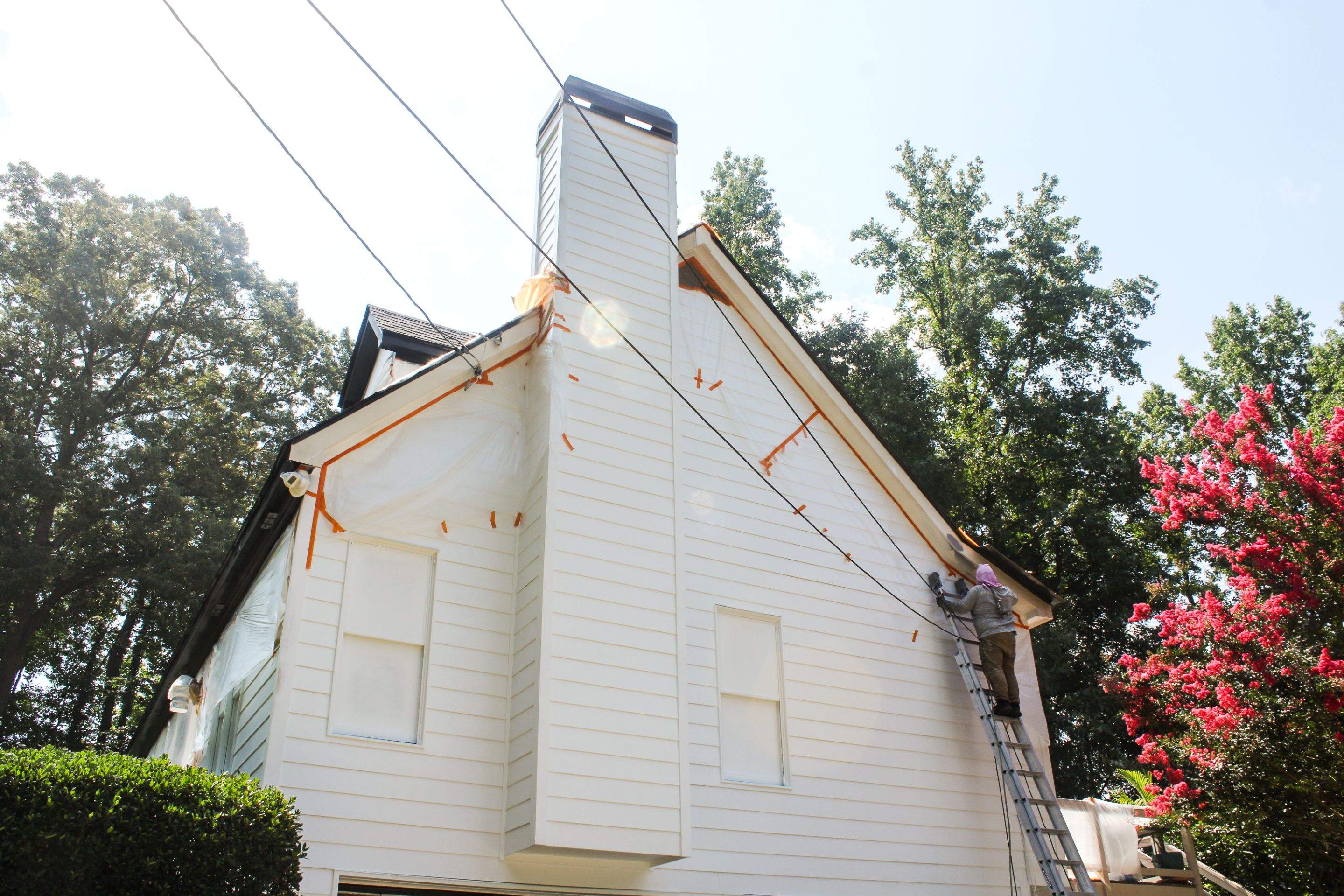James Hardie Siding Install, Rotten Wood and Gutter Replacement and Exterior Painting by Nelson Exteriors 