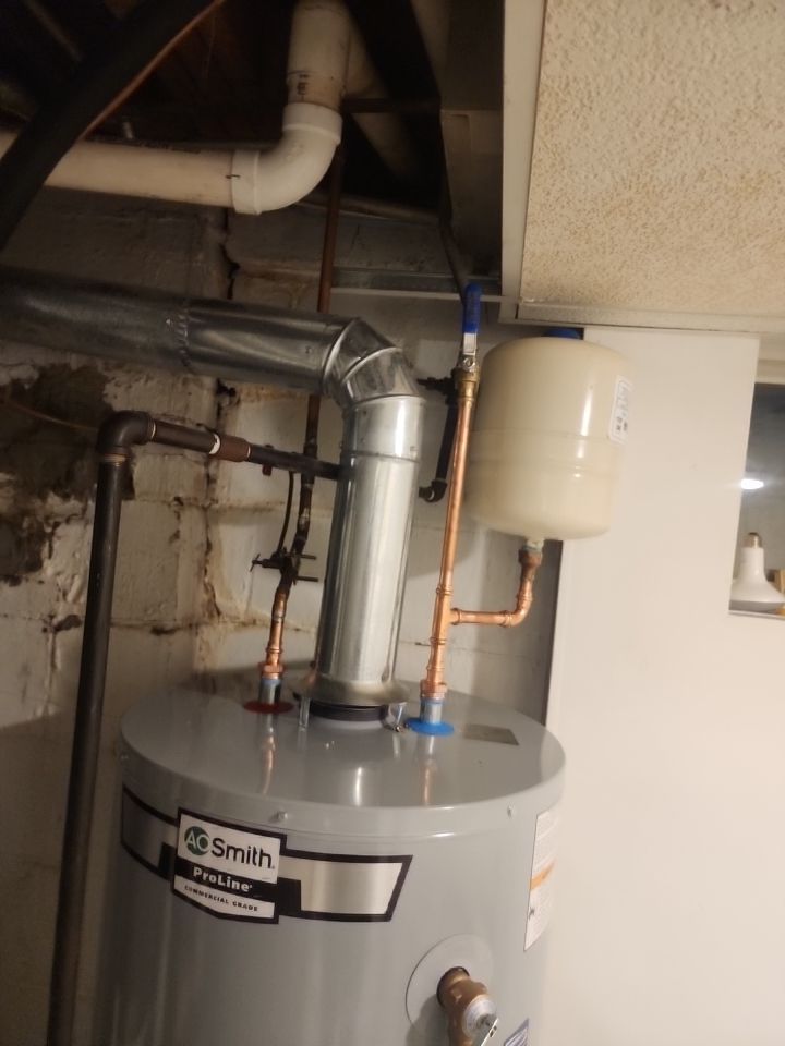 Water Heater Installation using AO SMITH PRO LINE 40 gallon by Sureway Comfort John Wilcox Plumbing Heating Cooling