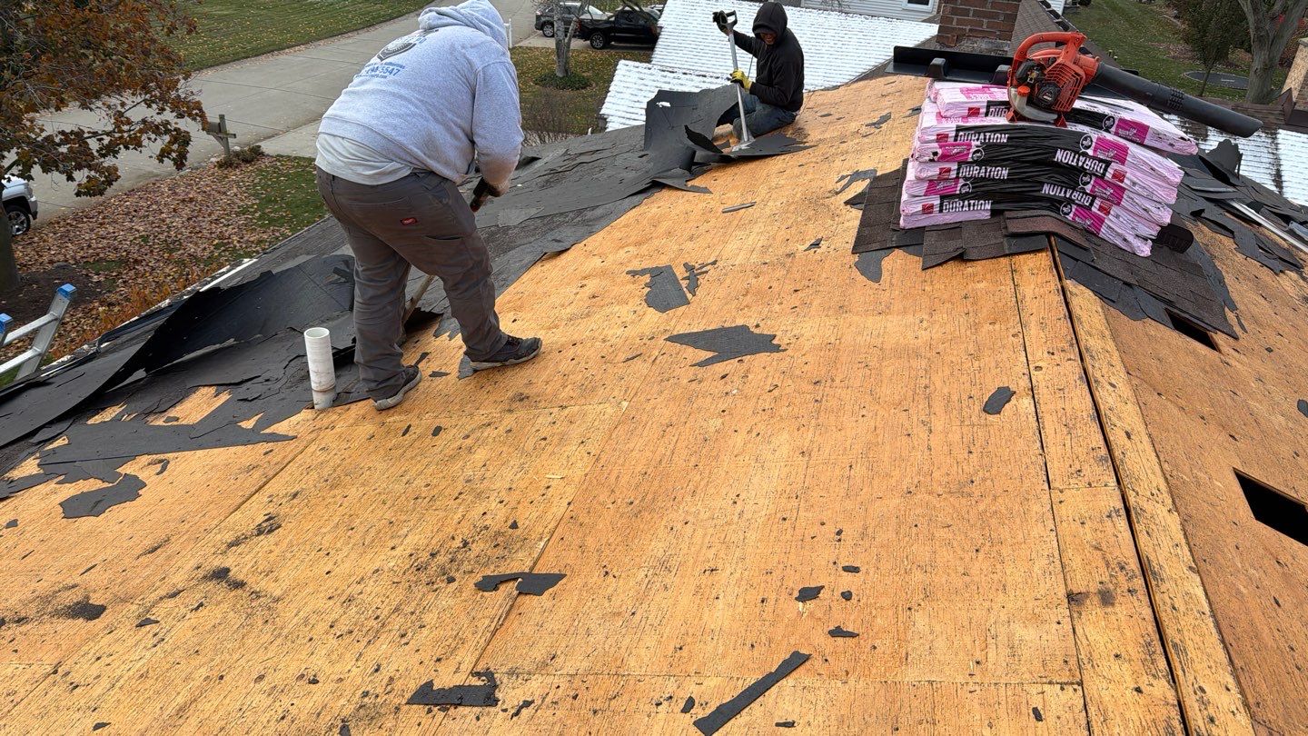 Roof Replacement using Owens Corning Teak by 180 Contractors