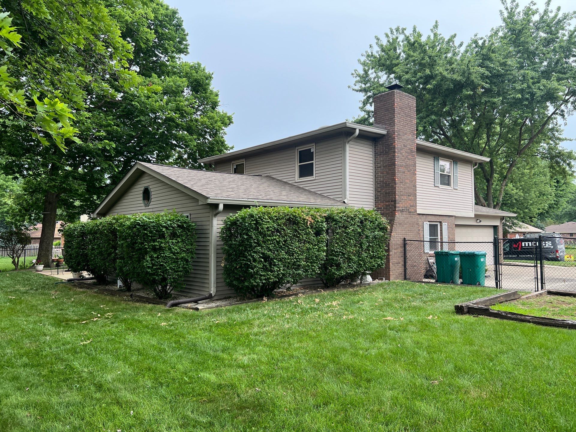 Project in Greenwood by Moss Roofing