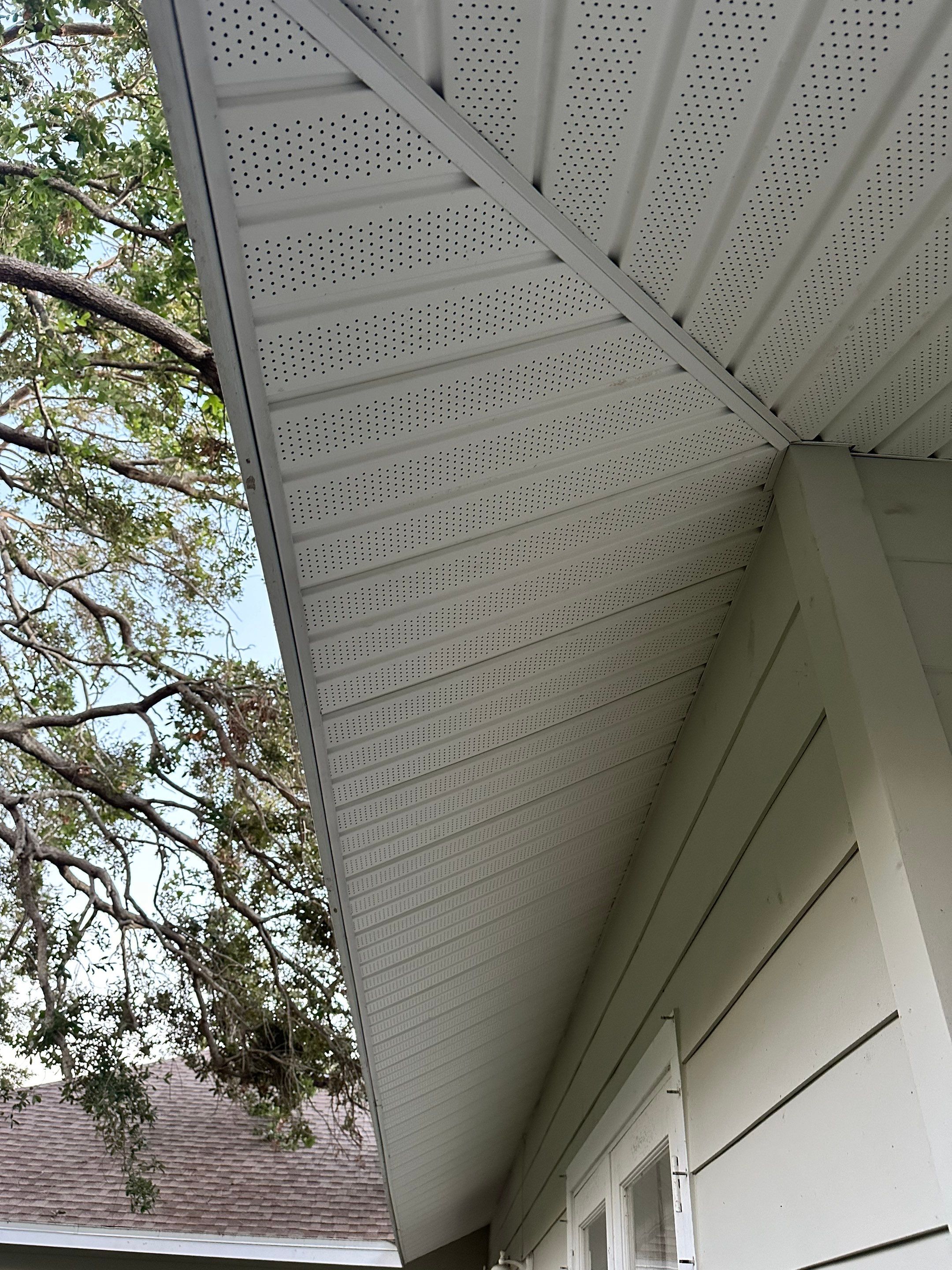 Replace All Soffit in the House in Sarasota FL by Gutter Professors