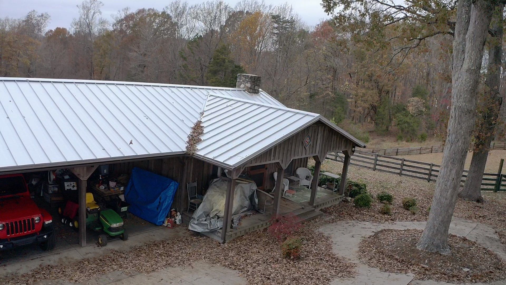 Beautiful Standing Seam Metal Roof by Just In Time Roofing and Restoration