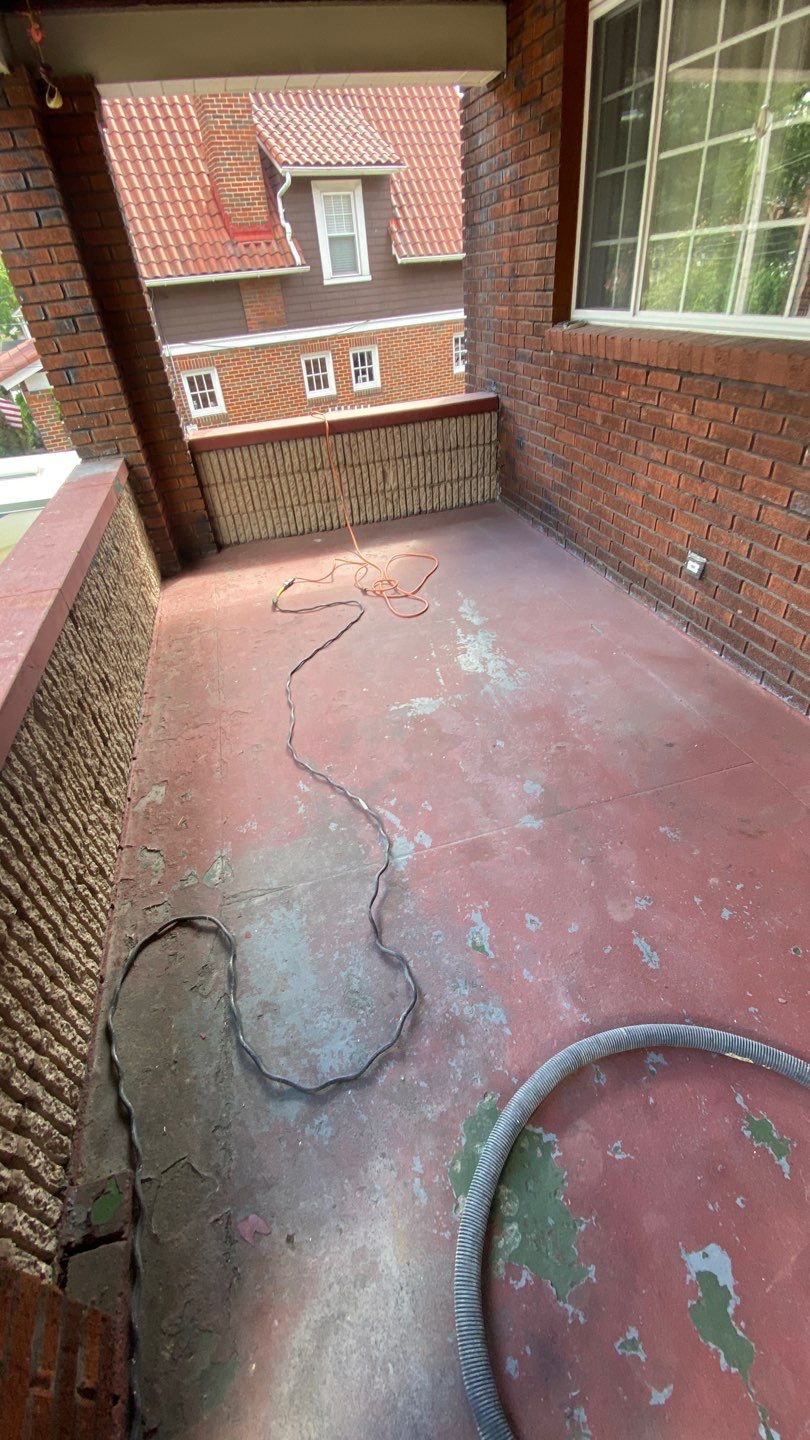 Creekbed Porch by Floors in a Day, Inc