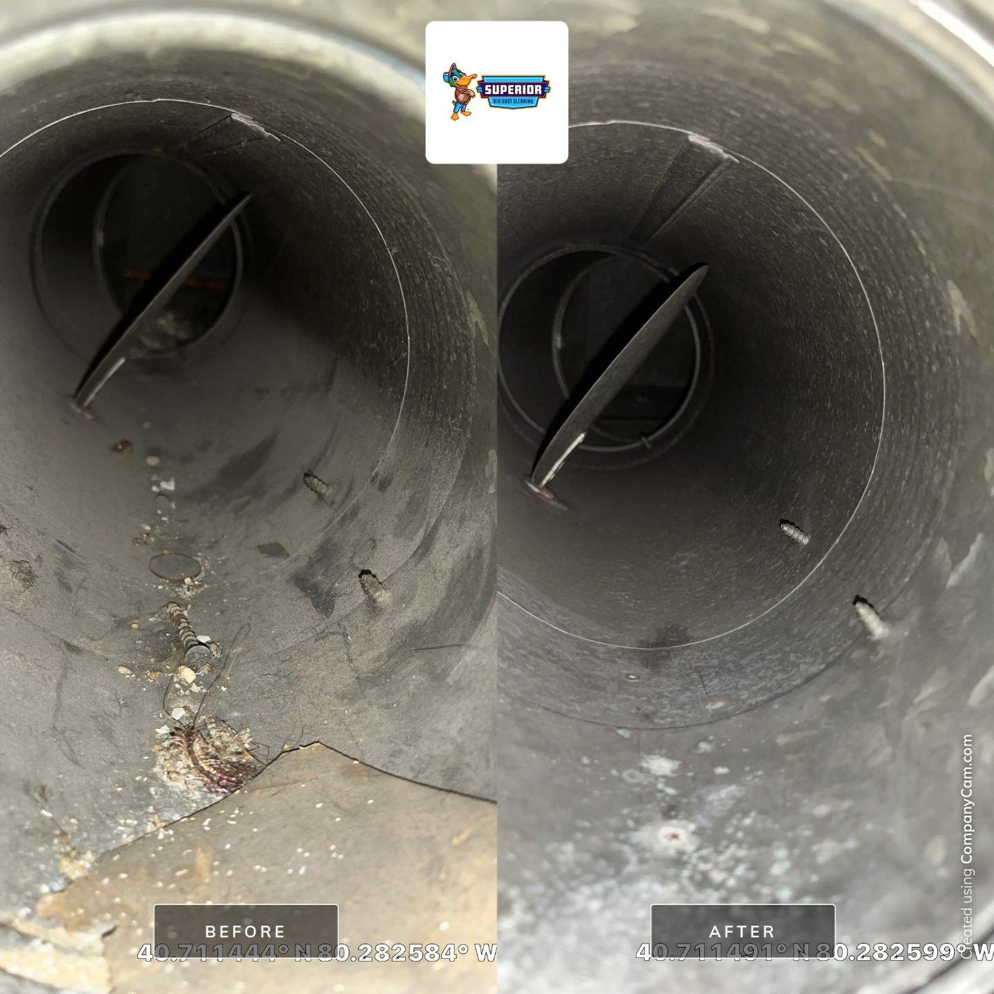 Air Duct Cleaning With a Vacuum Truck in Rochester, PA by Superior Air Duct Cleaning