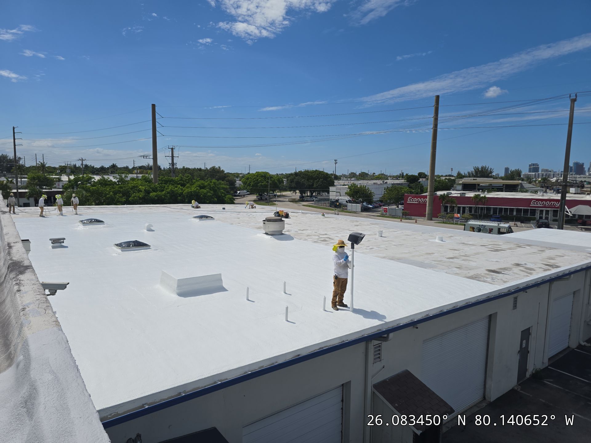Fort Lauderdale Commercial Roof Restoration and Reflective Coating Installation by Roof King LLC