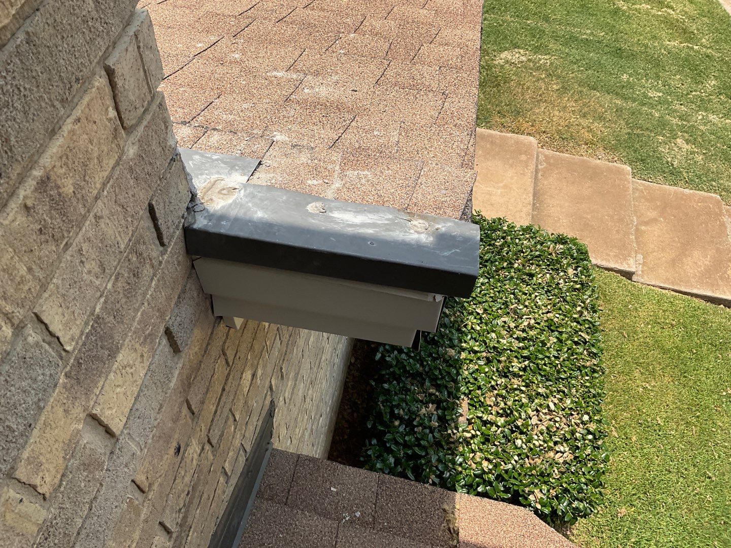 Leak Repair over Master Bedroom and Bathroom by Tex-Line Roofing